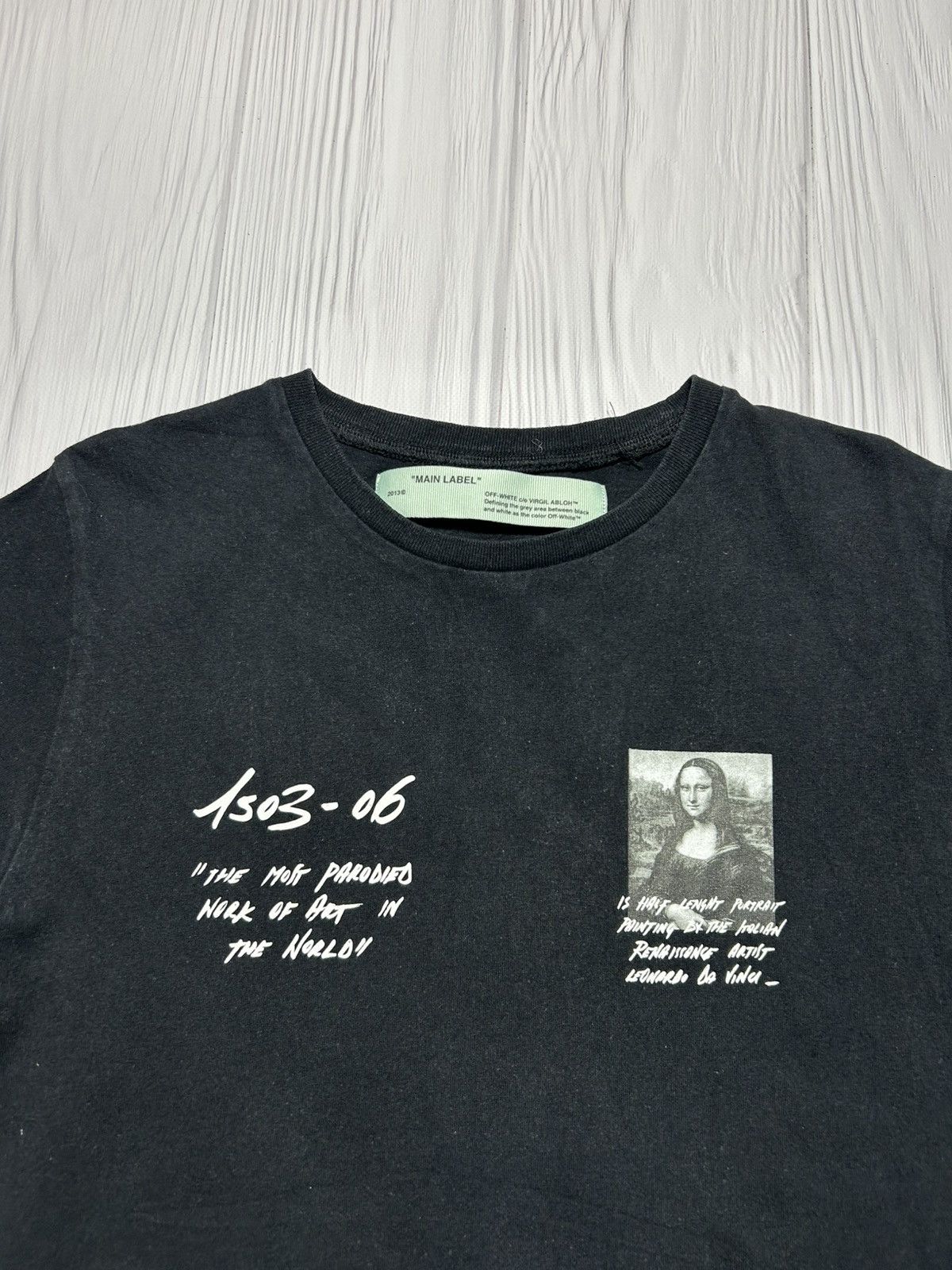 Off-White Off-White Mona Lisa T-Shirt Size S Size US S / EU 44-46 / 1 - 13 Thumbnail