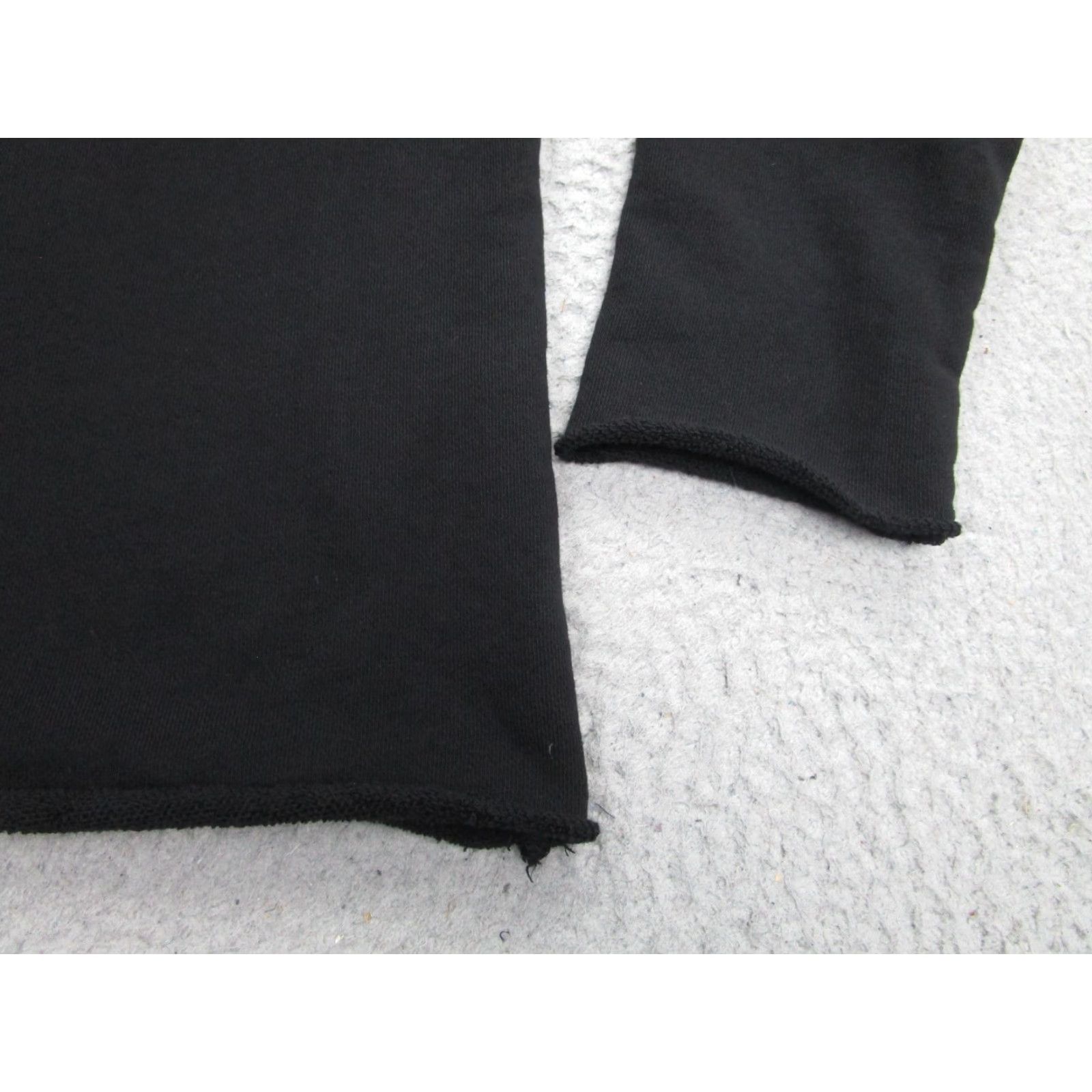 Eileen Fisher Eileen Fisher Sweater Womens XS Black Organic Cotton Raw Hem Pullover Size XS / US 0-2 / IT 36-38 - 4 Thumbnail