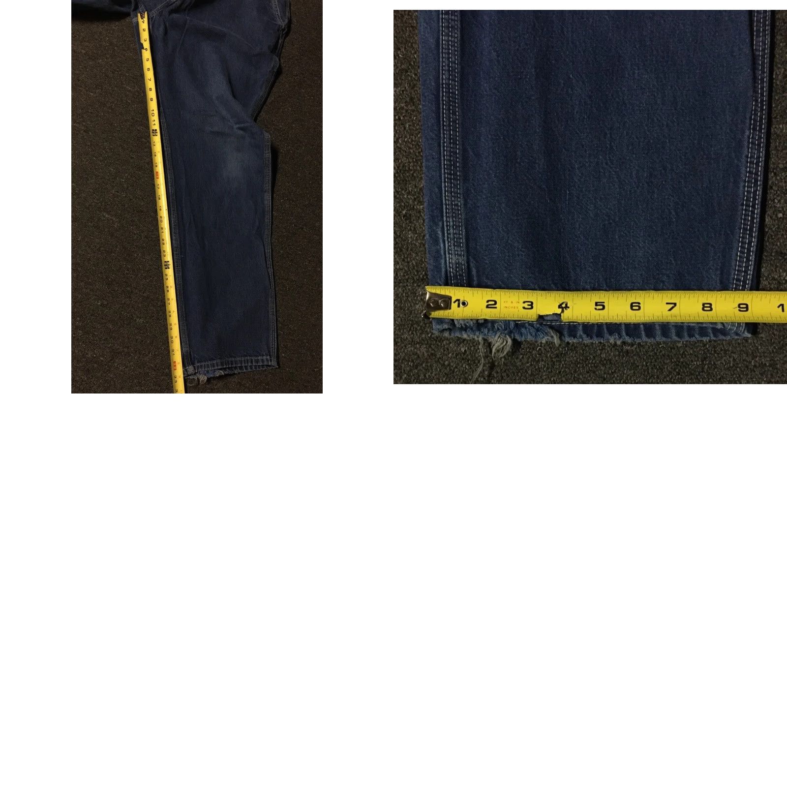 Carhartt VINTAGE Carhartt Jeans 40 BLUE Flame Resistant Distressed ARC2 90s Grunge Punk Workwear Men 33 IN Mens Size US 40 / EU 56 - 9 Thumbnail