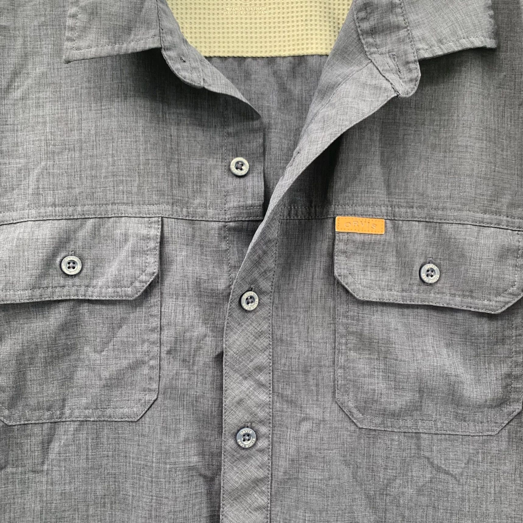 Orvis Orvis Tech Shirt Men's Large Navy Outdoor Hiking Fishing Performance Gorpcore Mens Size US L / EU 52-54 / 3 - 2 Thumbnail