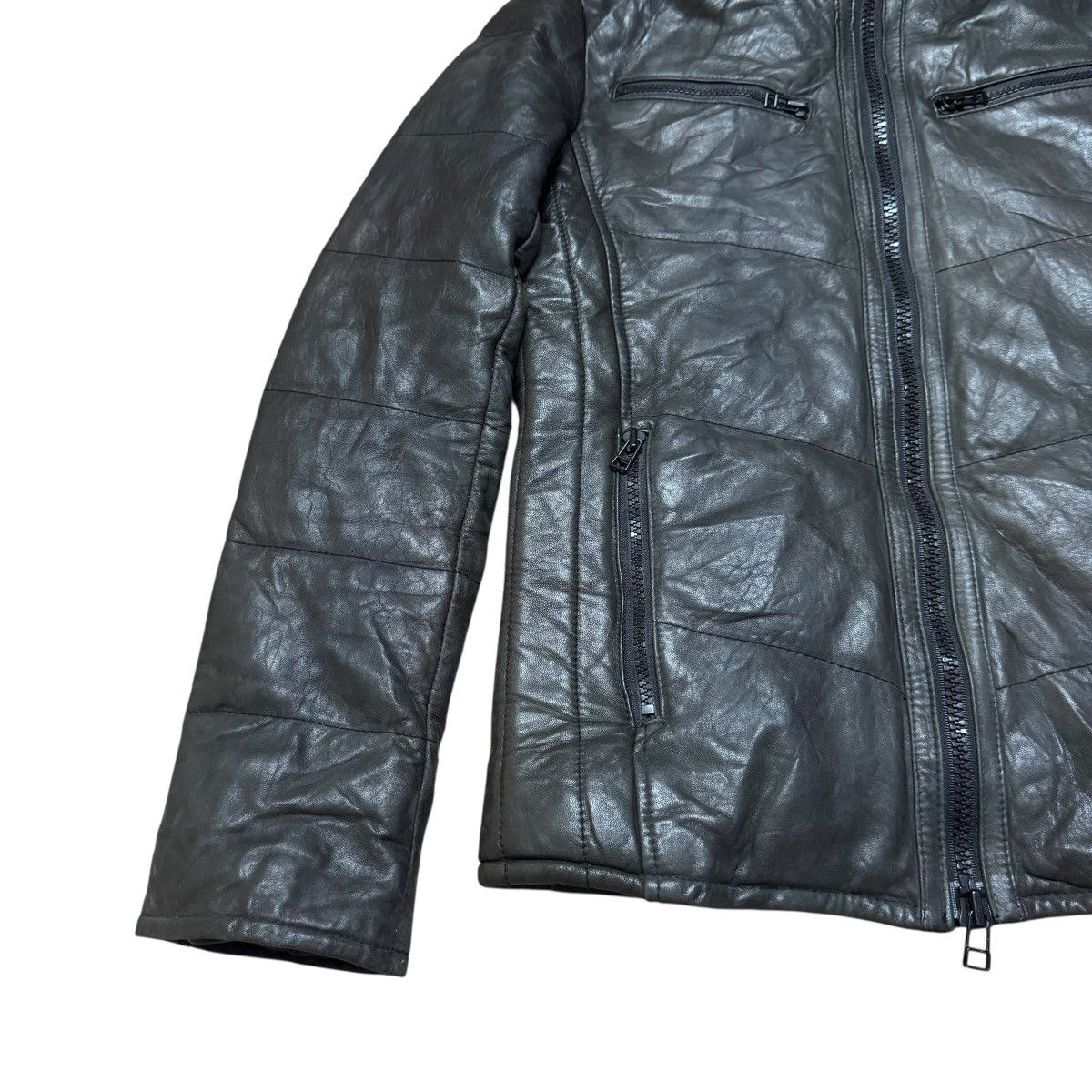 AZ by junhashimoto Az Junhashimoto Lamb Leather Puffer Jacket Size US M / EU 48-50 / 2 - 7 Thumbnail