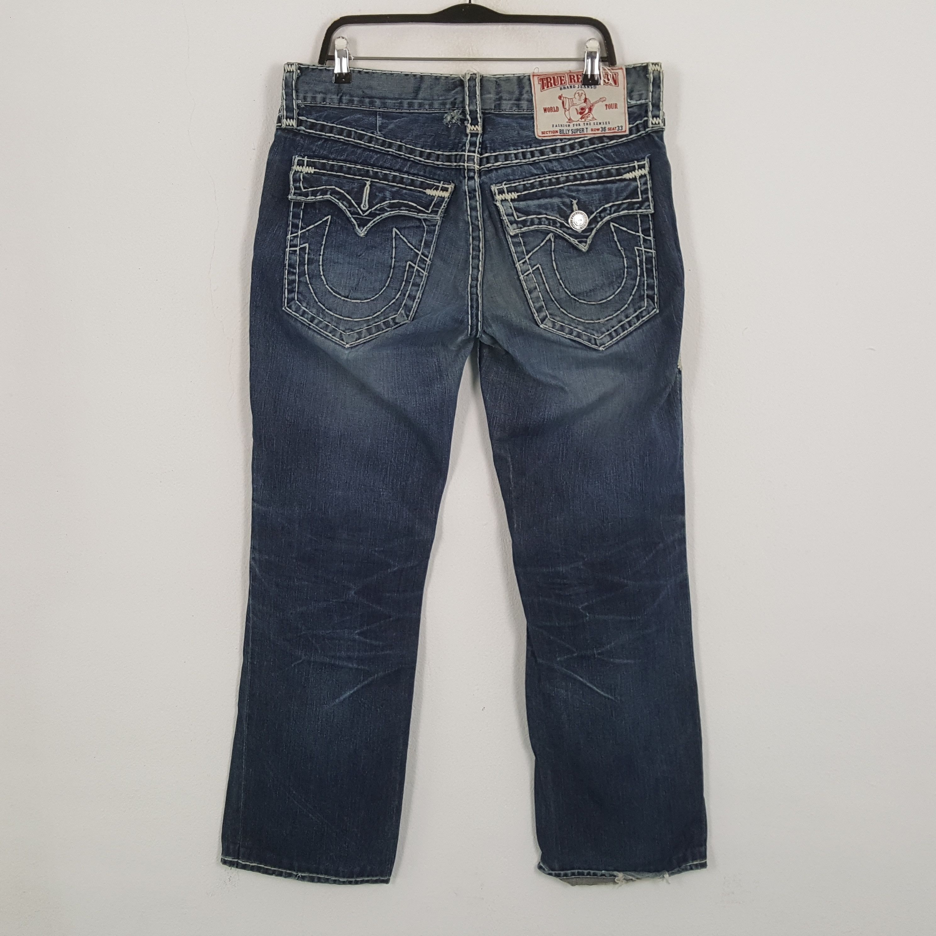True Religion × Vintage TRUE RELIGION Streetwear Style Jeans Size US 35 - 1 Thumbnail