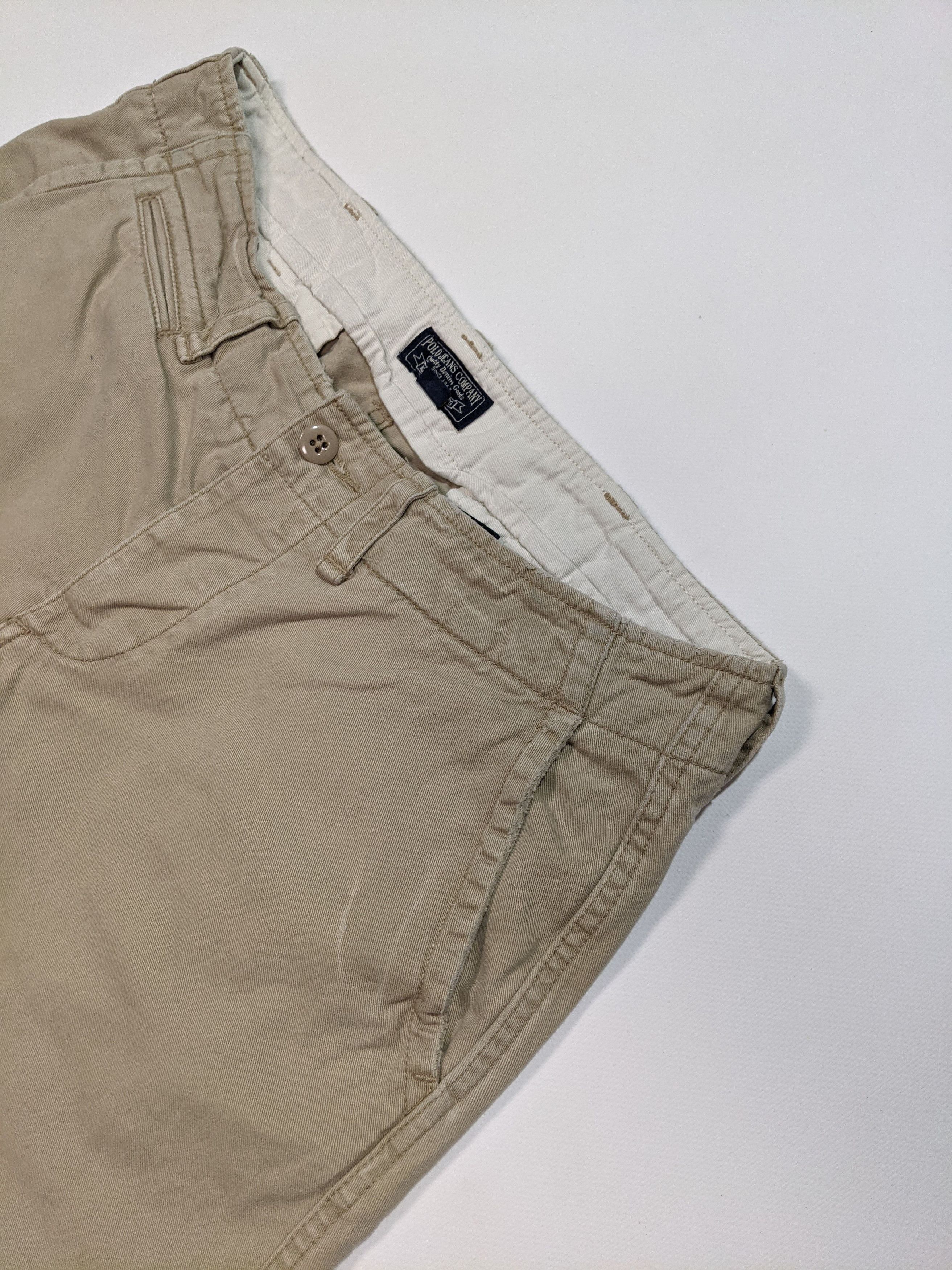 Polo Ralph Lauren × Vintage Polo Ralph Lauren Jeans Vintage Men`s Beige Chino Pants Size US 31 - 4 Thumbnail