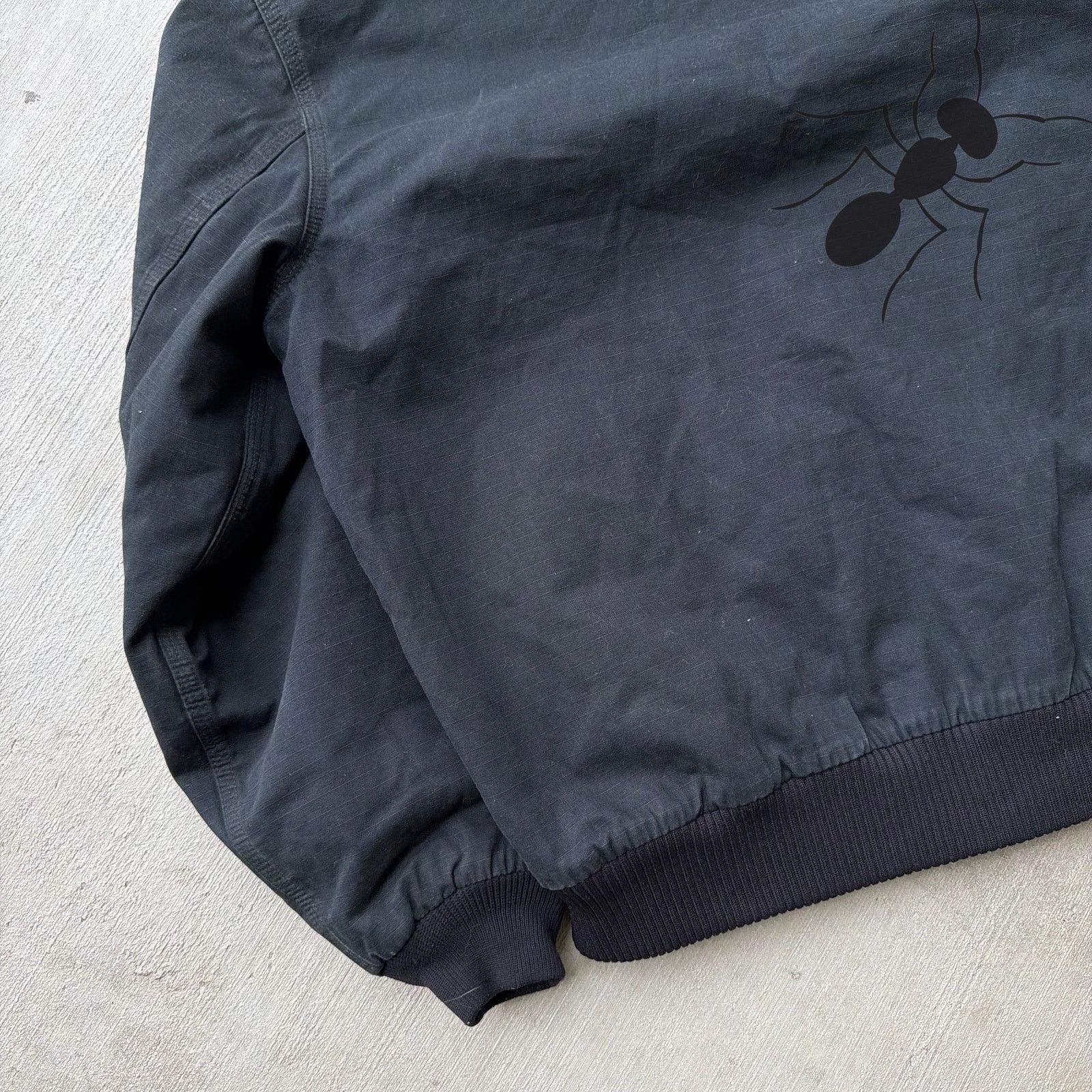 Carhartt × Vintage Carhartt black hooded work wear jacket Size US L / EU 52-54 / 3 - 7 Thumbnail