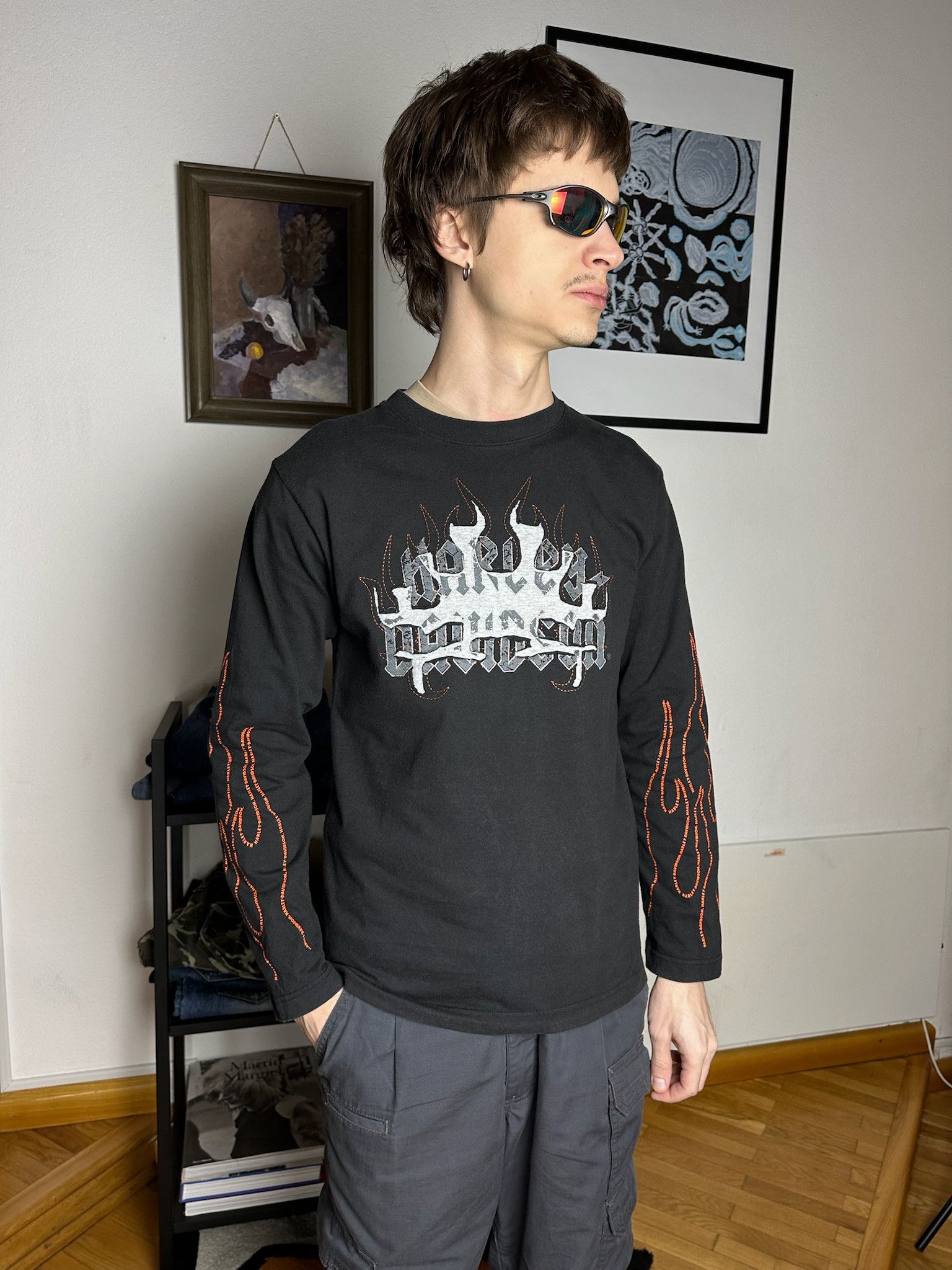 Harley Davidson Harley Davidson Longsleeve Tee flame Size US M / EU 48-50 / 2 - 8 Thumbnail