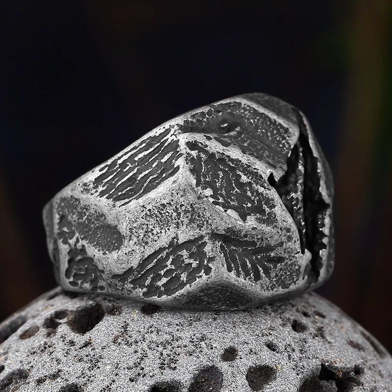 Japanese Brand × Jewelry × Vintage Hole Stainless Steel Ring Size ONE SIZE - 3 Thumbnail