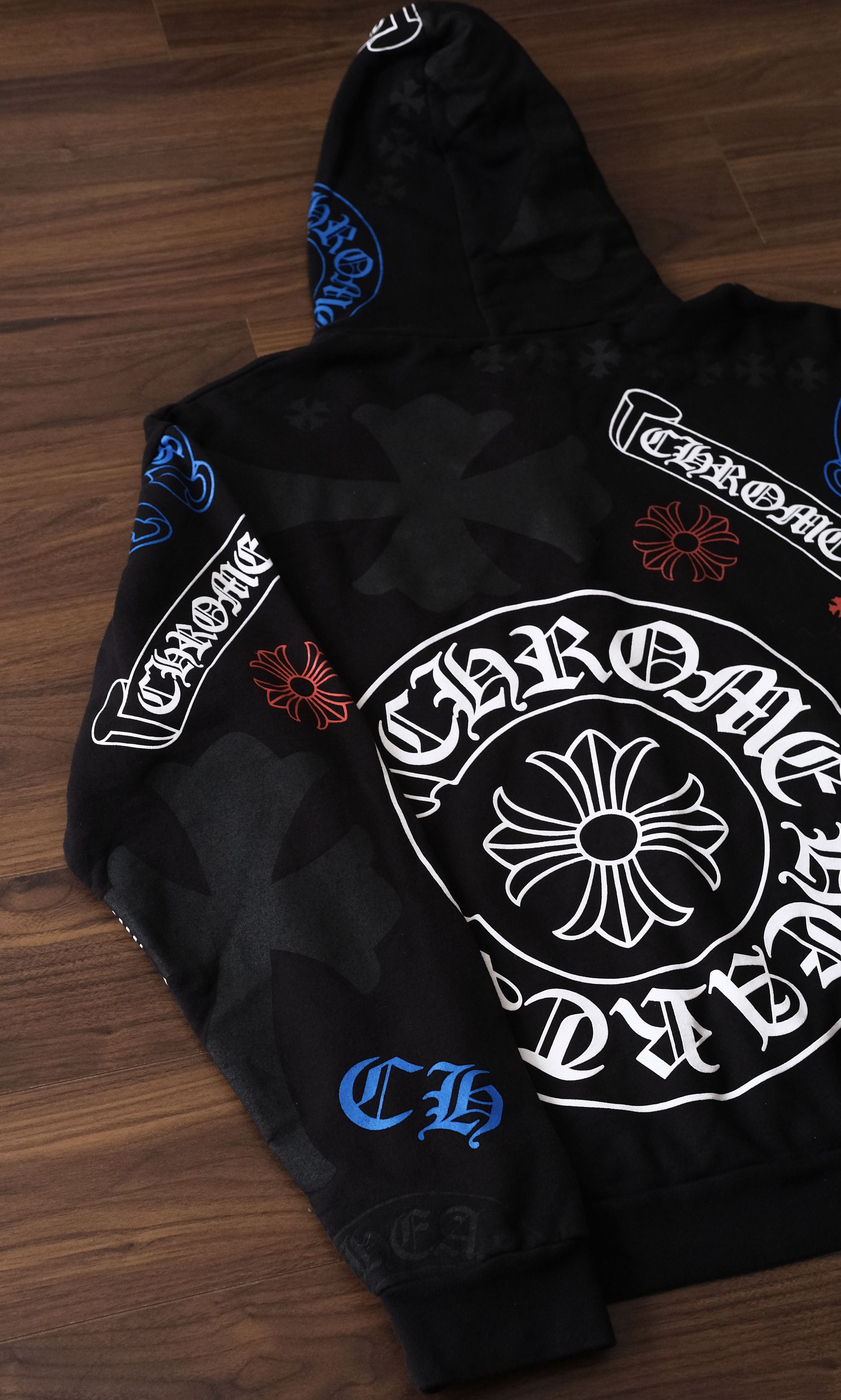 Chrome Hearts Chrome Hearts Stencil Hoodie Black Size US XL / EU 56 / 4 - 6 Thumbnail