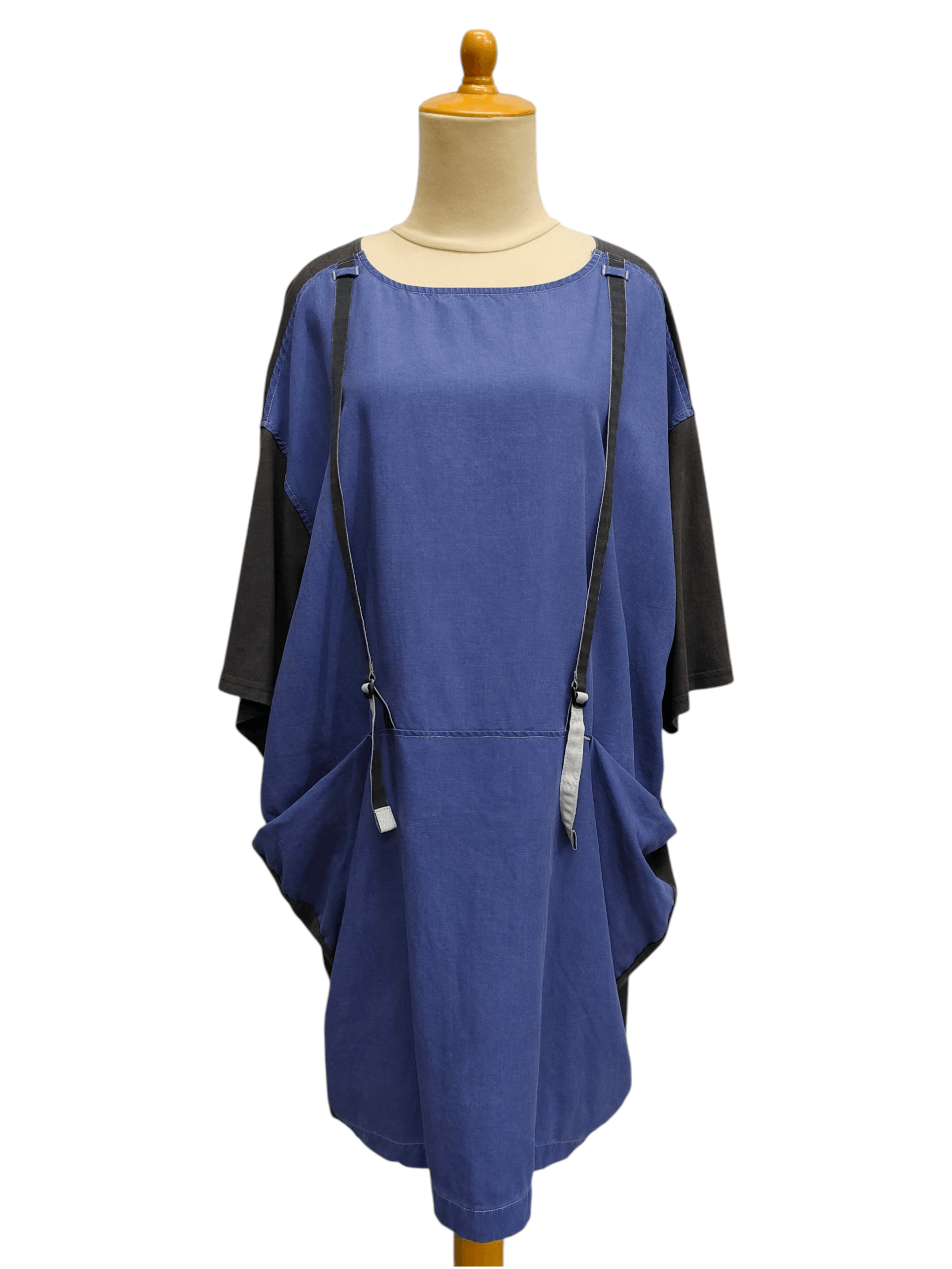 mercibeaucoup 🇯🇵 Mercibeaucoup 🇯🇵 by Issey Co Stripe Hybrid Midi Dress Size L / US 10 / IT 46 - 1 Thumbnail