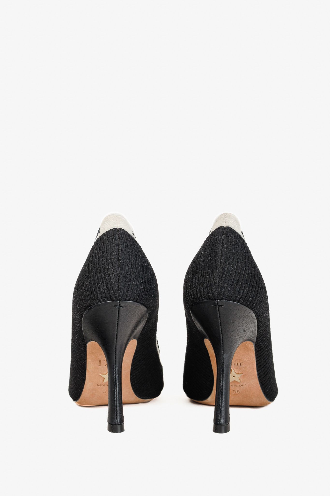 Dior Christian Dior J'ADIOR Ribbon Trim Pointed Toe Fabric Pumps Size US 5.5 / IT 35.5 - 4 Thumbnail