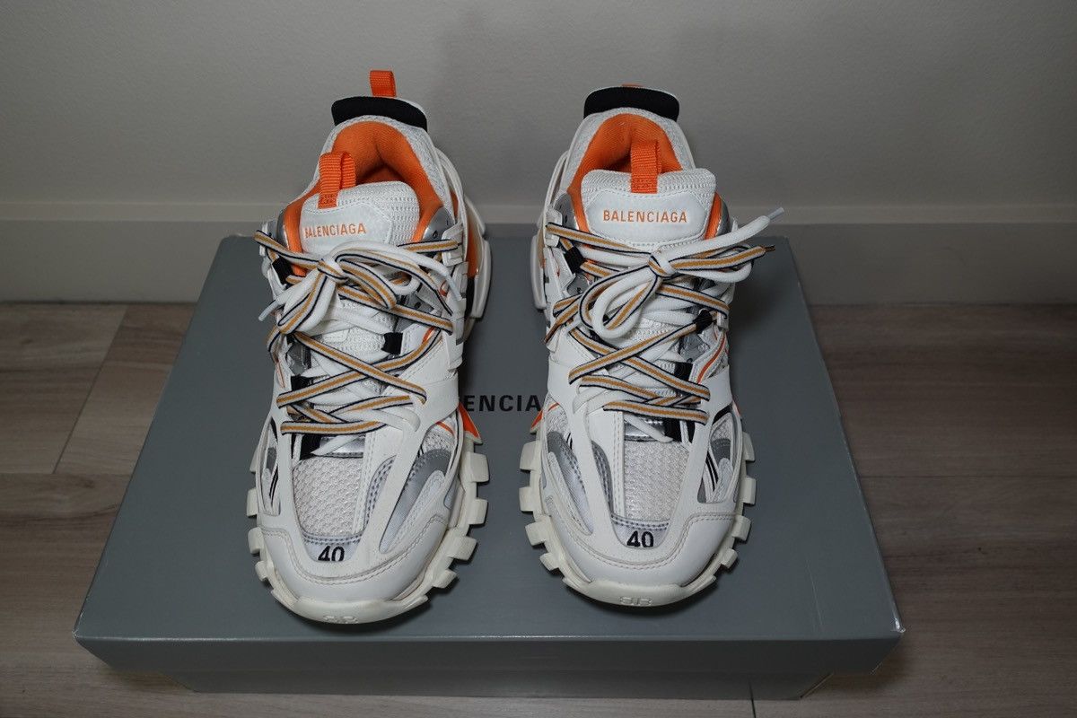 Balenciaga Men’s Balenciaga Track Sneaker in White Size US 7 / EU 40 - 3 Thumbnail
