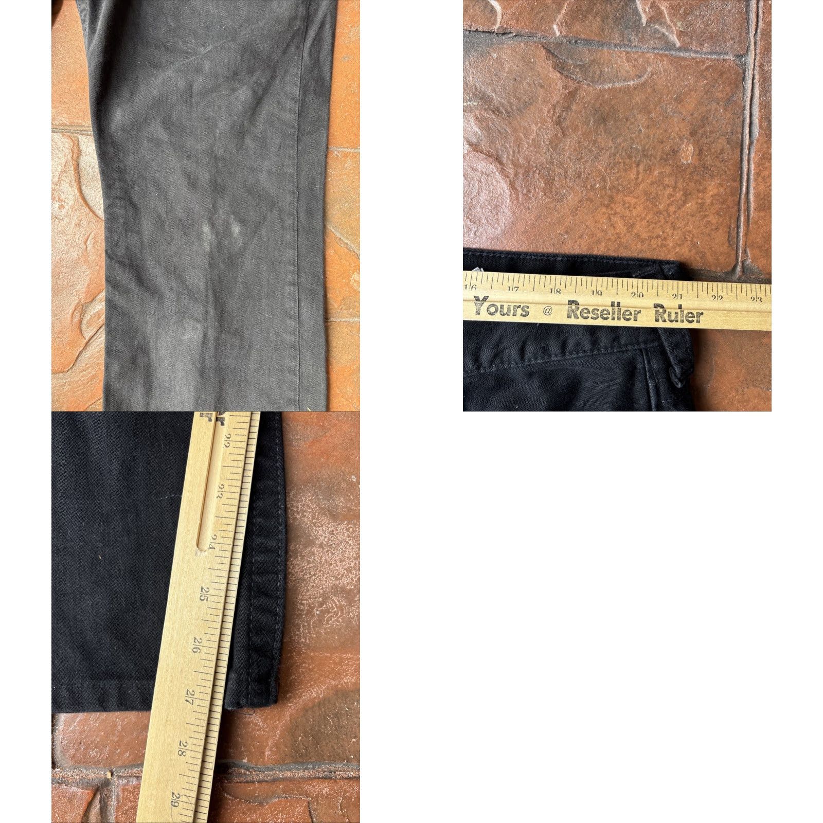 True Religion Y2K True Religion Ricky Straight Jeans Mens 42x27 Black Denim Button Zip Pockets Logo USA Straight 42 Mens Size US 42 / EU 58 - 9 Thumbnail