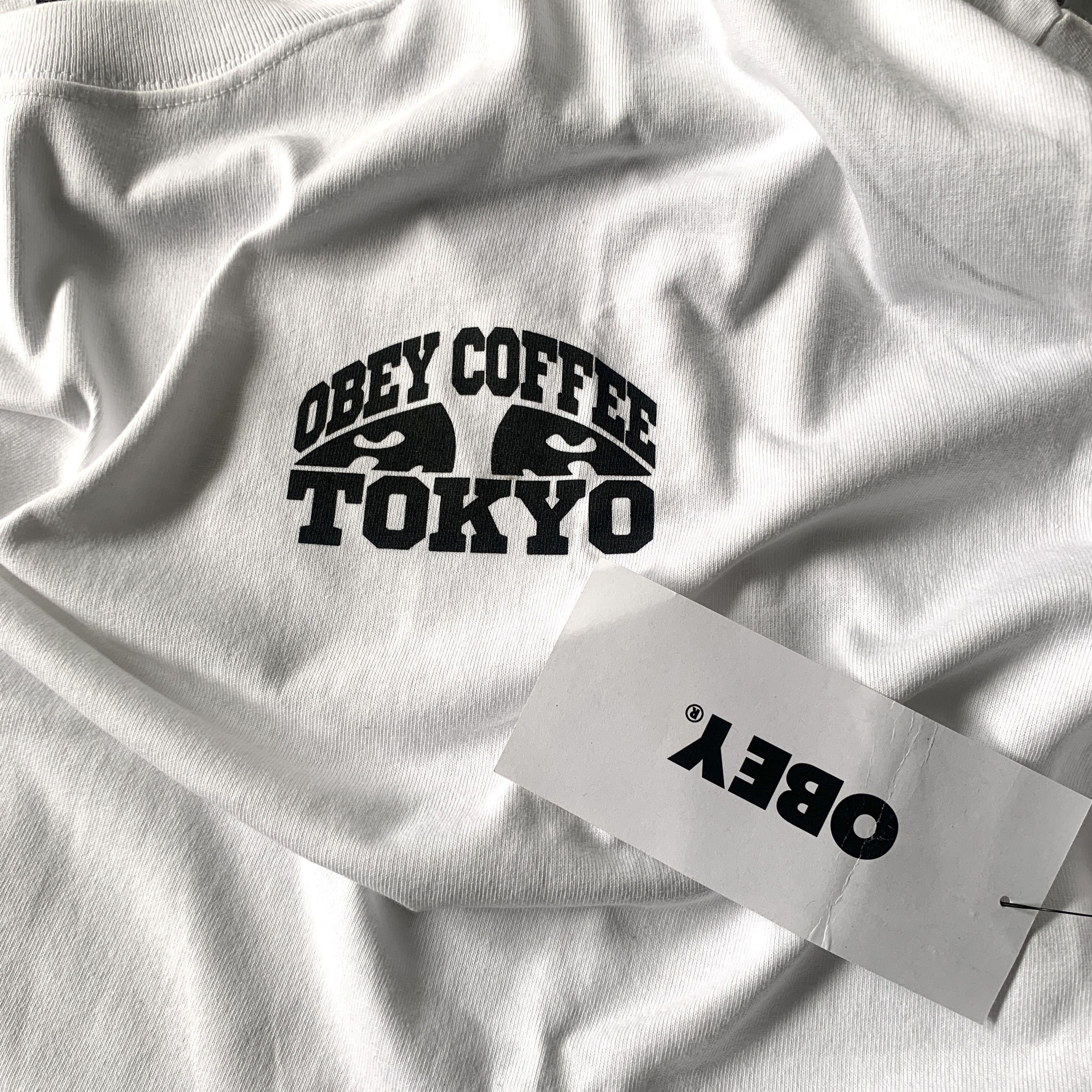 Japanese Brand Obey coffee tokyo tee Size US XL / EU 56 / 4 - 5 Thumbnail