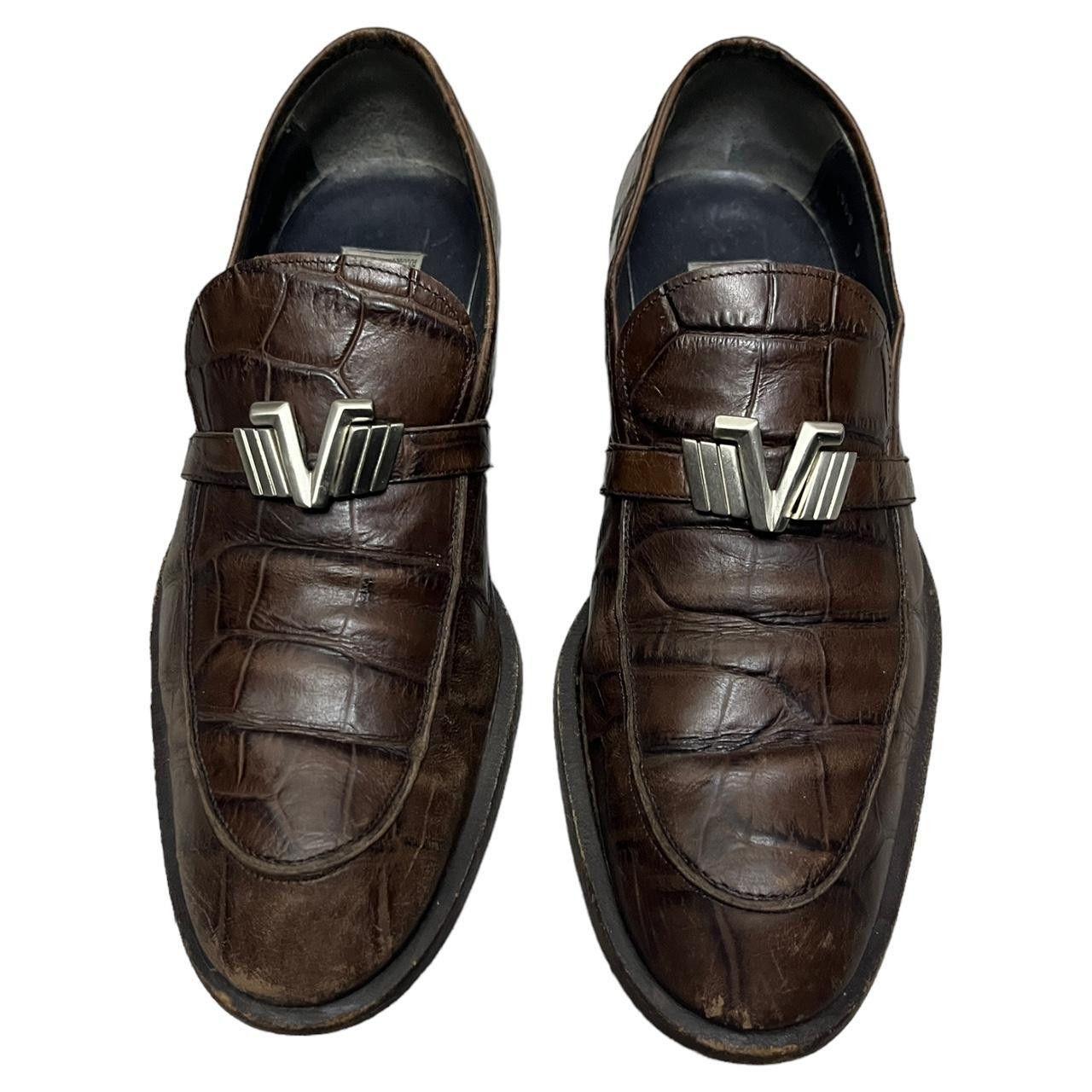 Versace Gianni VERSACE Vintage 90s Luxury Designer Leather Shoes Size US 5 / EU 37 - 2 Thumbnail