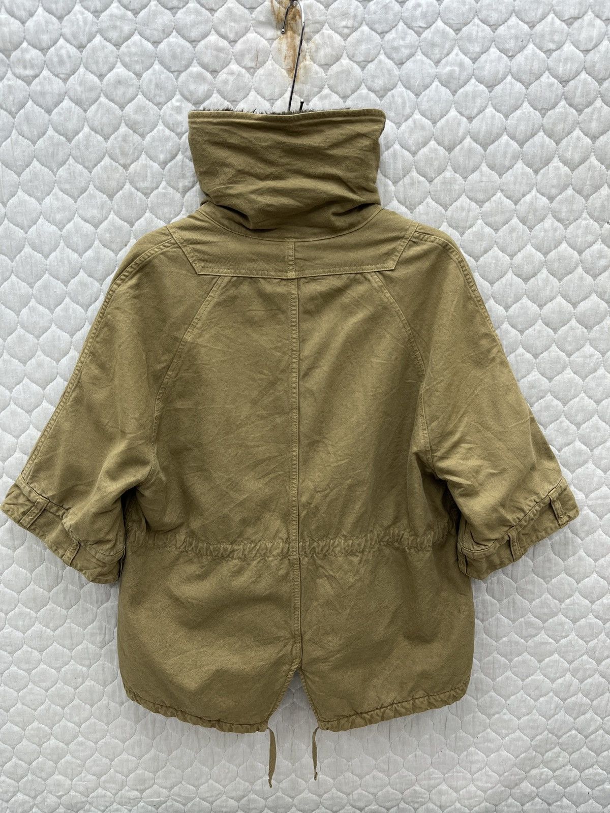 Kapital Kountry 🔥🔥🔥ARCHIVE VINTAGE KAPITAL MILITARY CROPPED FUR LINED PARKA Size US XS / EU 42 / 0 - 4 Thumbnail