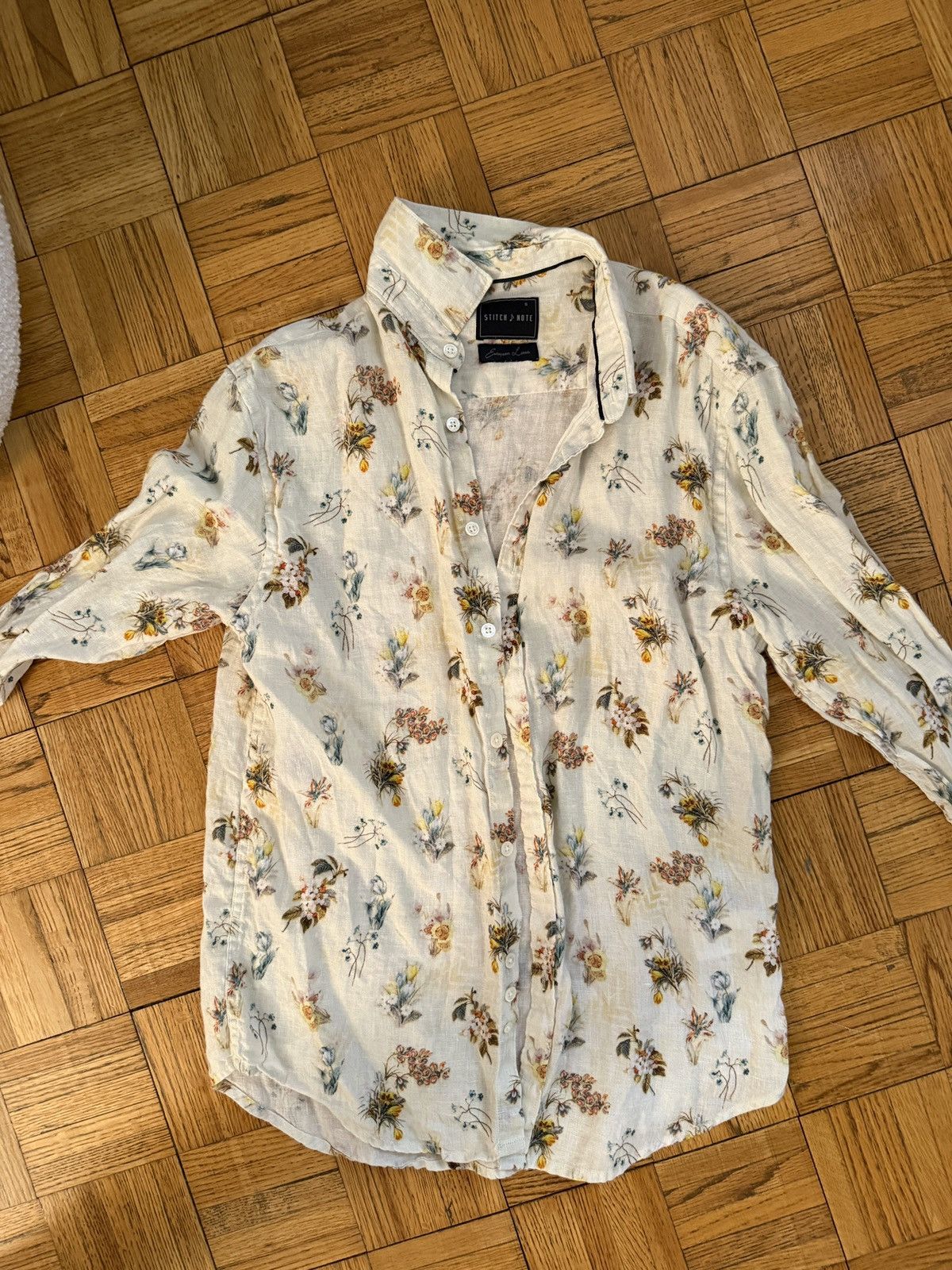 Stitch Note Stitch Note Floral Button Up Size US M / EU 48-50 / 2 - 1 Thumbnail