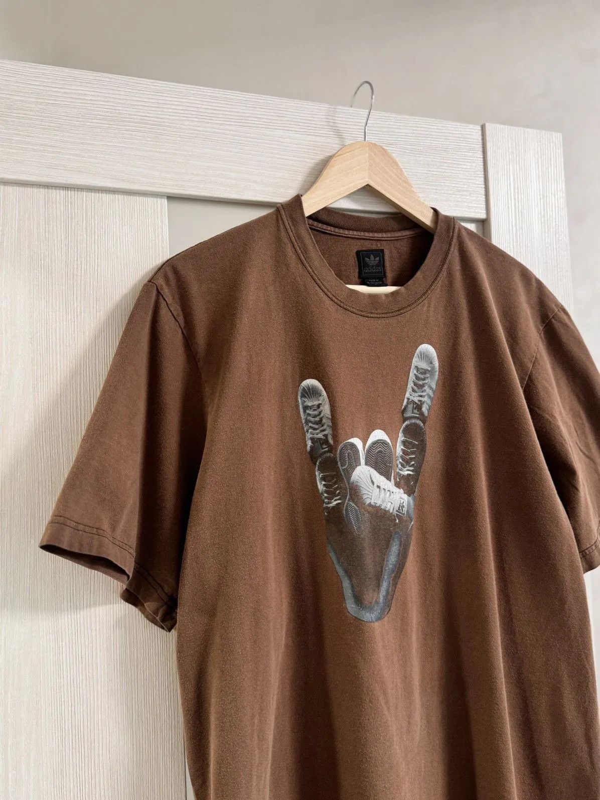 Adidas Vintage adidas tee balenciaga style sk8 y2k faded Yzy Size US L / EU 52-54 / 3 - 3 Thumbnail