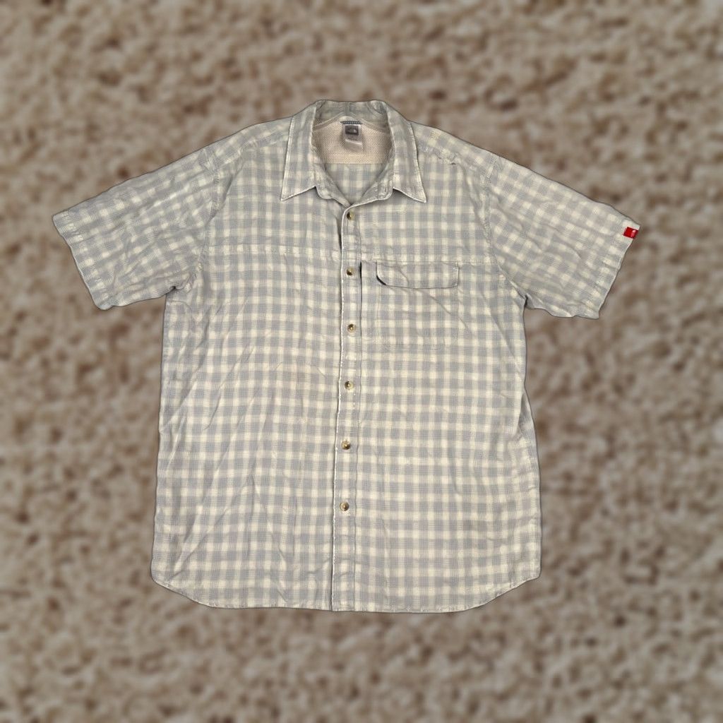 The North Face The North Face Shirt Men L Blue Plaid Button-Up Short Sleeve Casual Outdoors Size US L / EU 52-54 / 3 - 1 Thumbnail