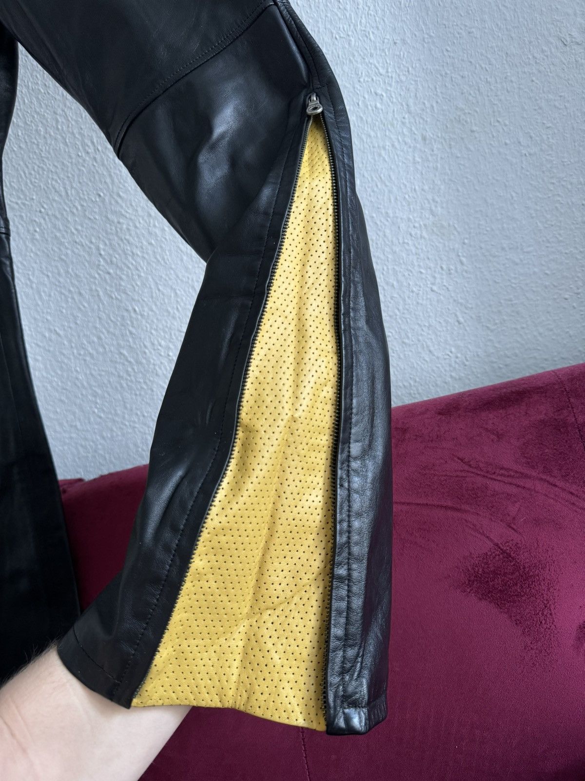 Harley Davidson Harley Davidson black leather pants Size 30" / US 8 / IT 44 - 6 Thumbnail