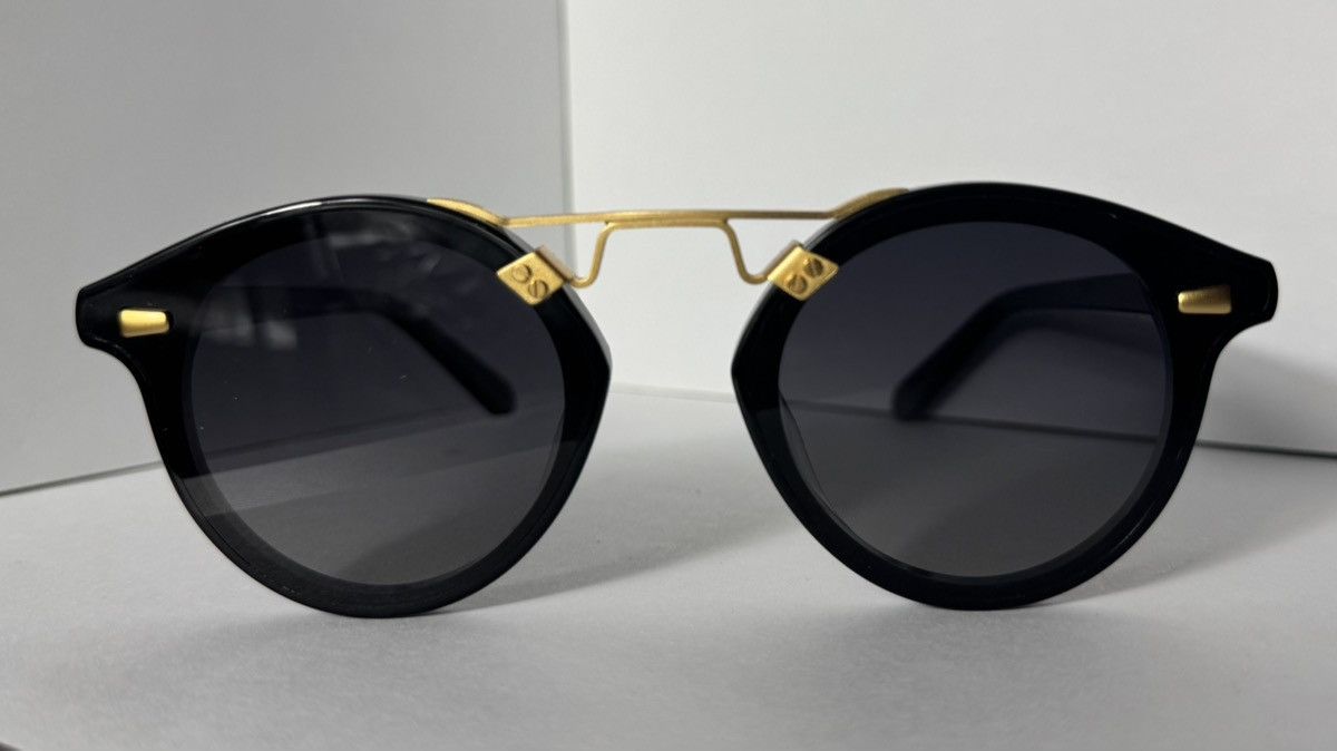 Krewe KREWE St Louis Nylon Black + Shadow 24K Polarized Sunglasses Size ONE SIZE - 1 Thumbnail