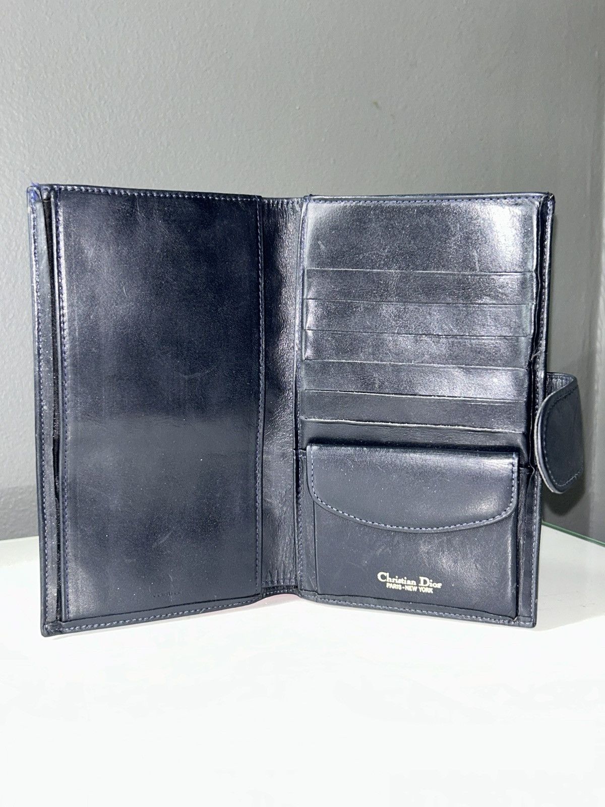 Dior Christian Dior Vintage Oblique Trotter Snap Wallet Size ONE SIZE - 2 Thumbnail