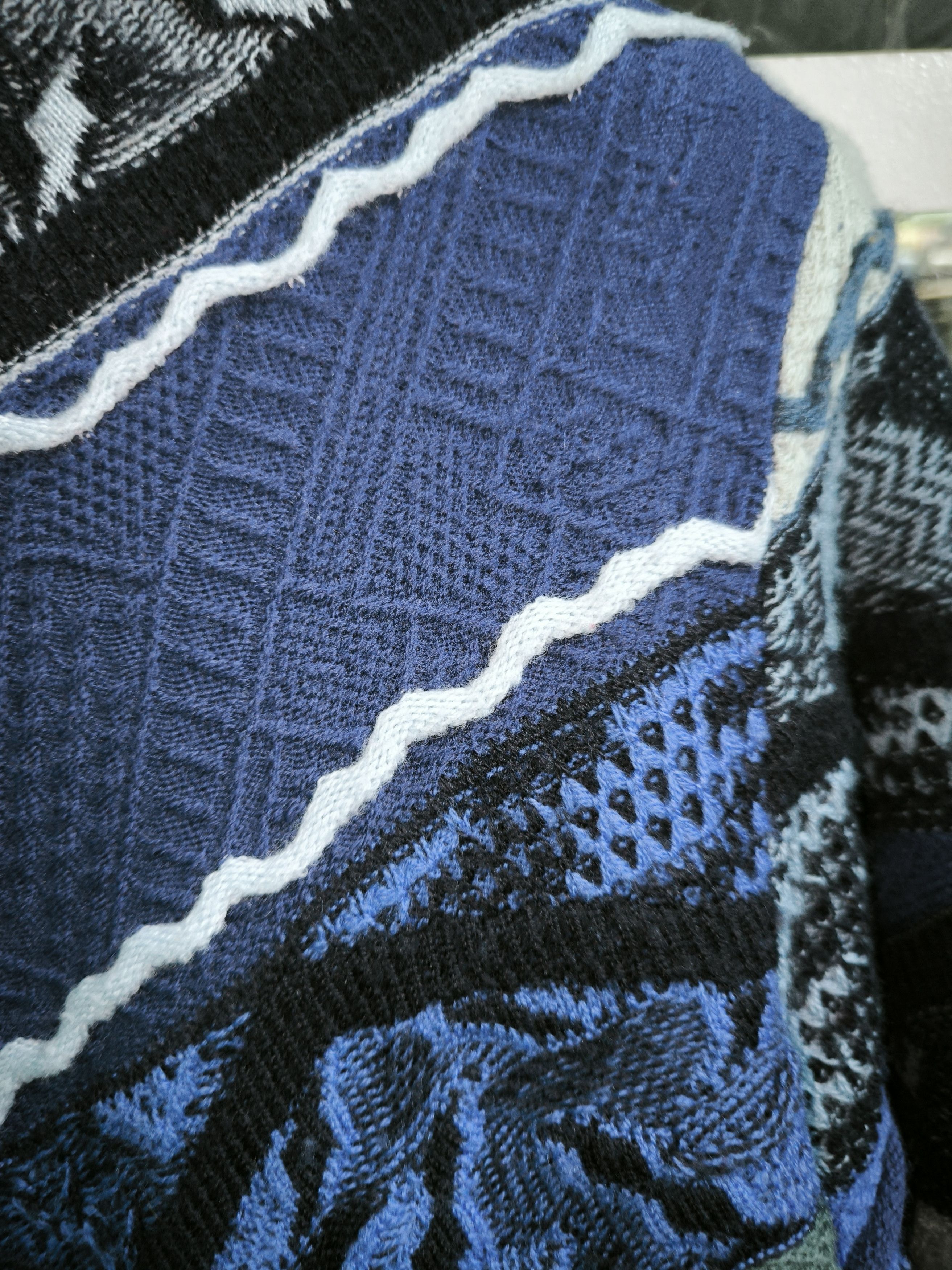 Coogi 3D Inside Monogram Sanjuro Kimono Cardigan Knit Size US S / EU 44-46 / 1 - 8 Thumbnail