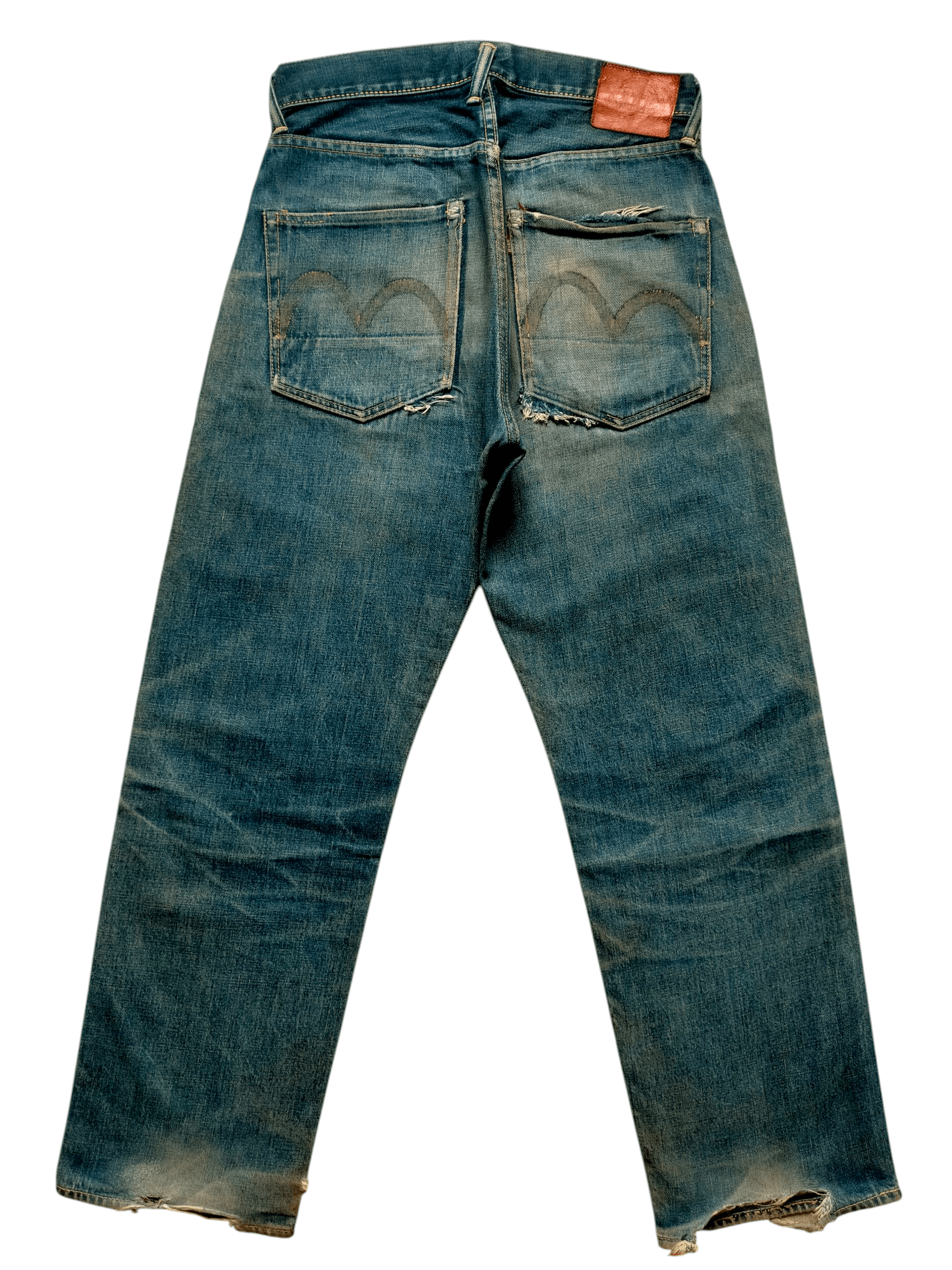 Evisu Vintage Evis Distressed selvedge Denim Size US 30 / EU 46 - 1 Thumbnail