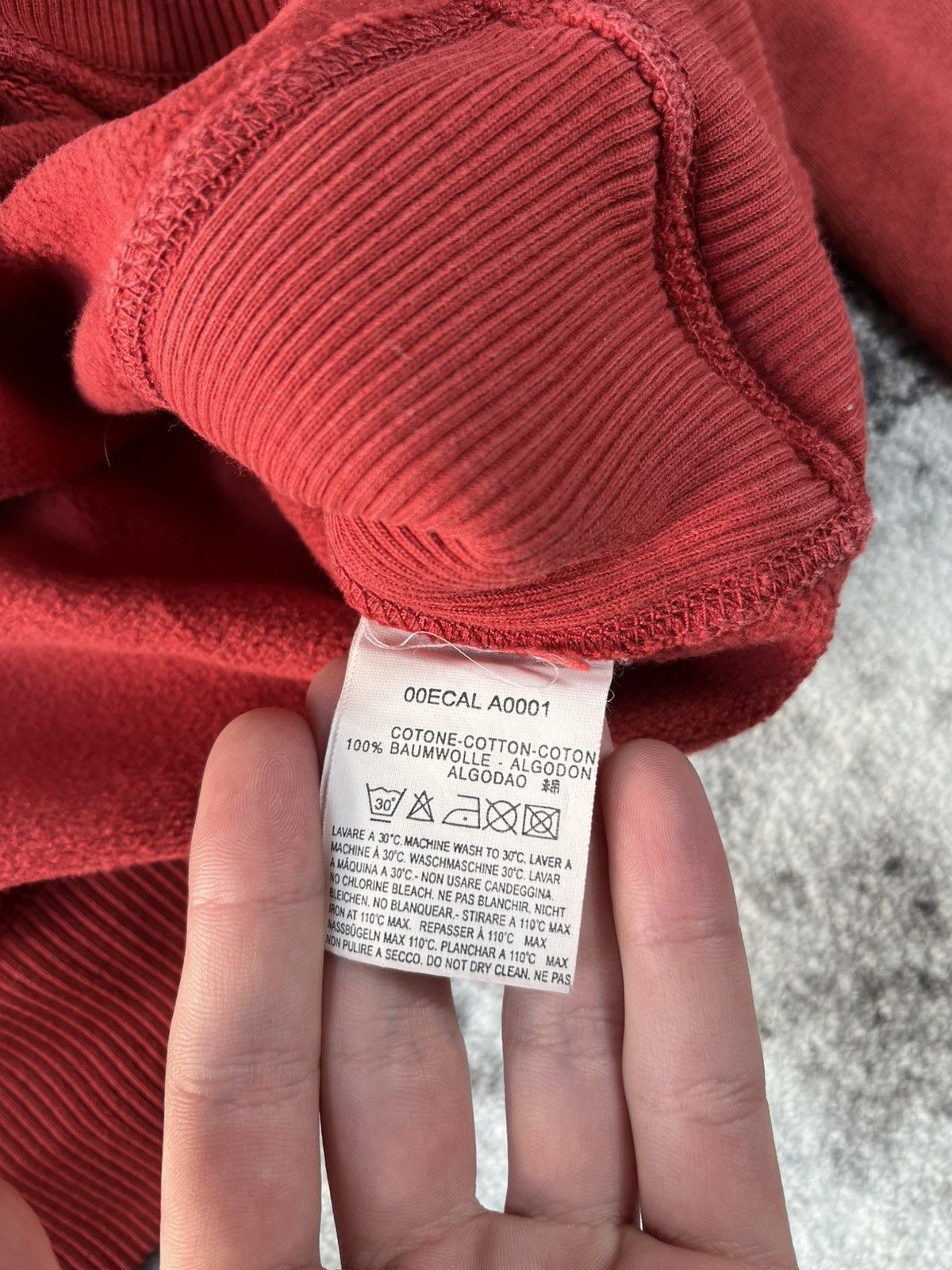 Diesel Diesel Red ♥️ Sweatshirt Y2K Minimal Fit Size US M / EU 48-50 / 2 - 9 Thumbnail