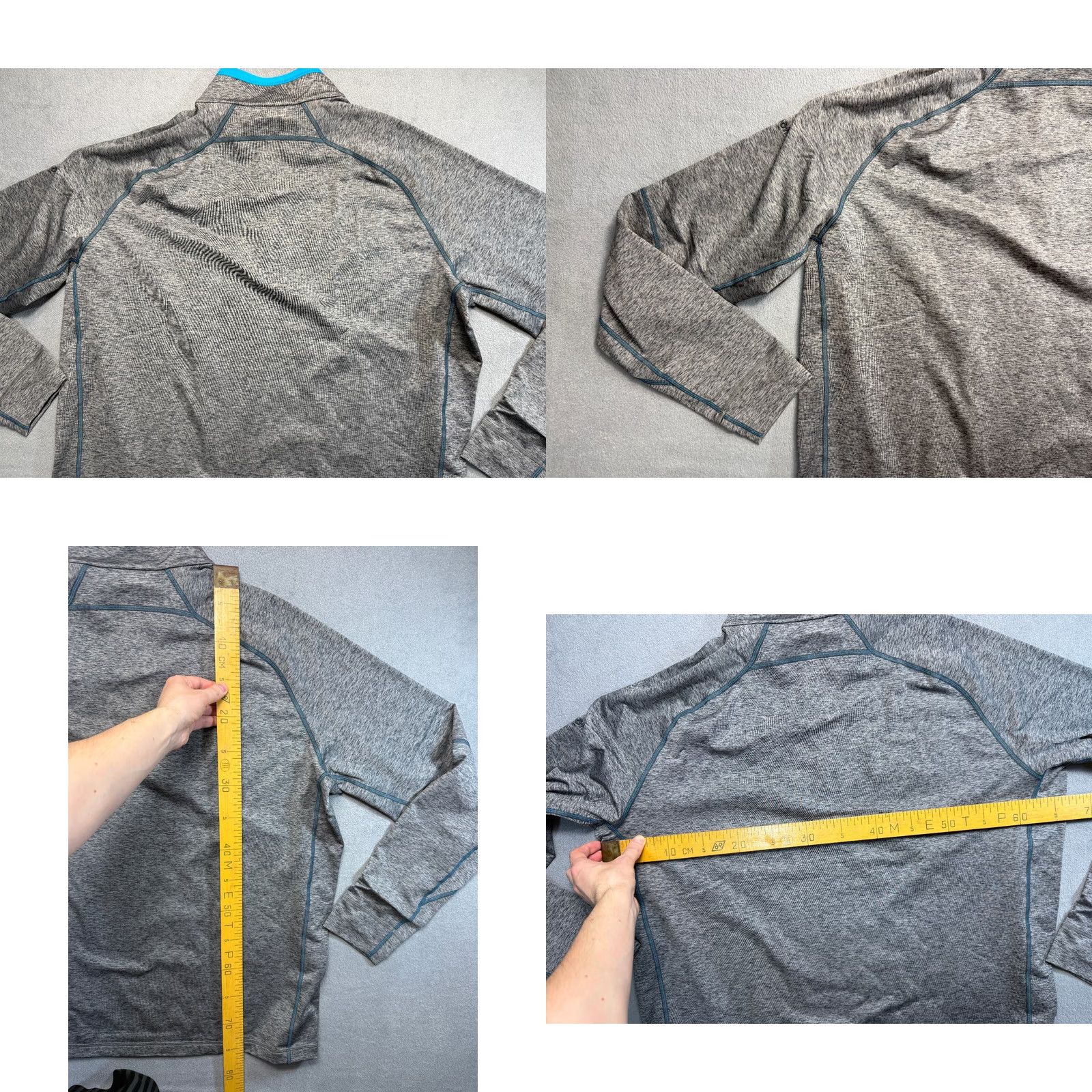 Vintage Schoffel Activewear Long Sleeve Mens 3XL Gray 1/4 Zip Shirt Size US XXL / EU 58 / 5 - 9 Thumbnail