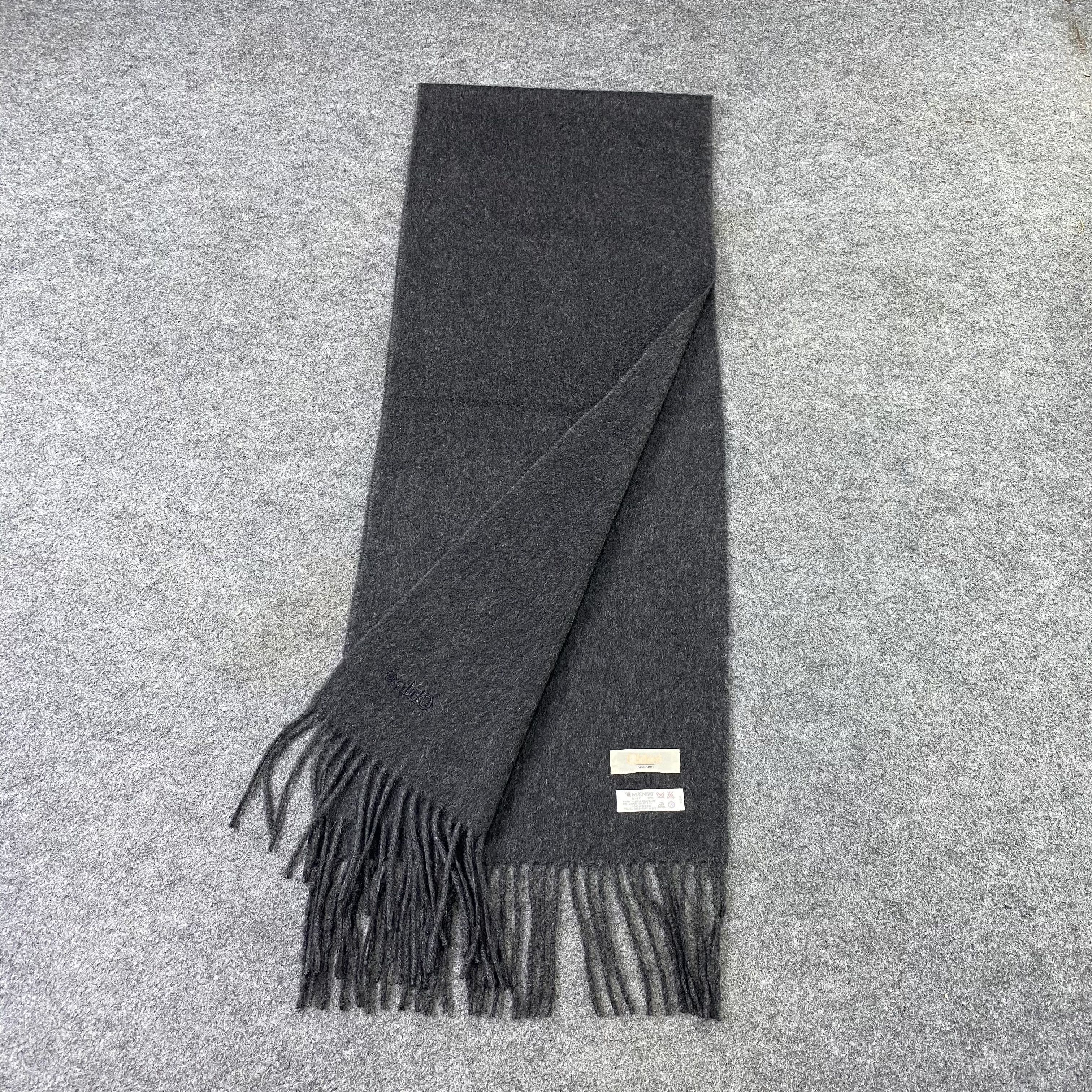 Chloe Chloe Cashmere Muffler / Scarf / Neckwear - T1327 Size ONE SIZE - 2 Thumbnail