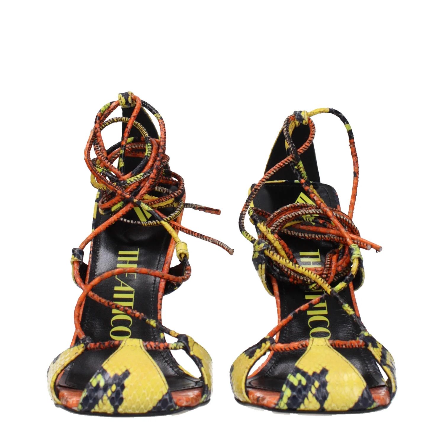 The Attico ob1o1e1224 Leather Sandals in Multicolor Size US 7.5 / IT 37.5 - 2 Thumbnail