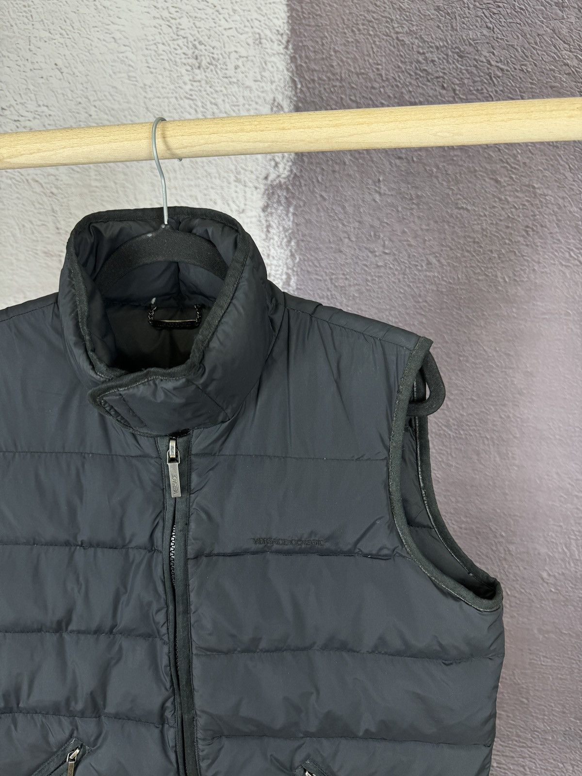 Other Versace Classic black nylon shimmer down vest gilet Size US S / EU 44-46 / 1 - 4 Thumbnail