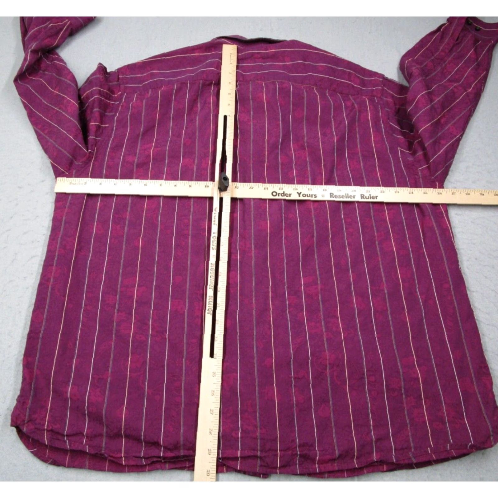 Tommy Bahama VINTAGE Tommy Bahama Shirt Men 2XL Long Sleeve Purple Button Up Silk Blend Abstract Art Work Size US XXL / EU 58 / 5 - 5 Thumbnail