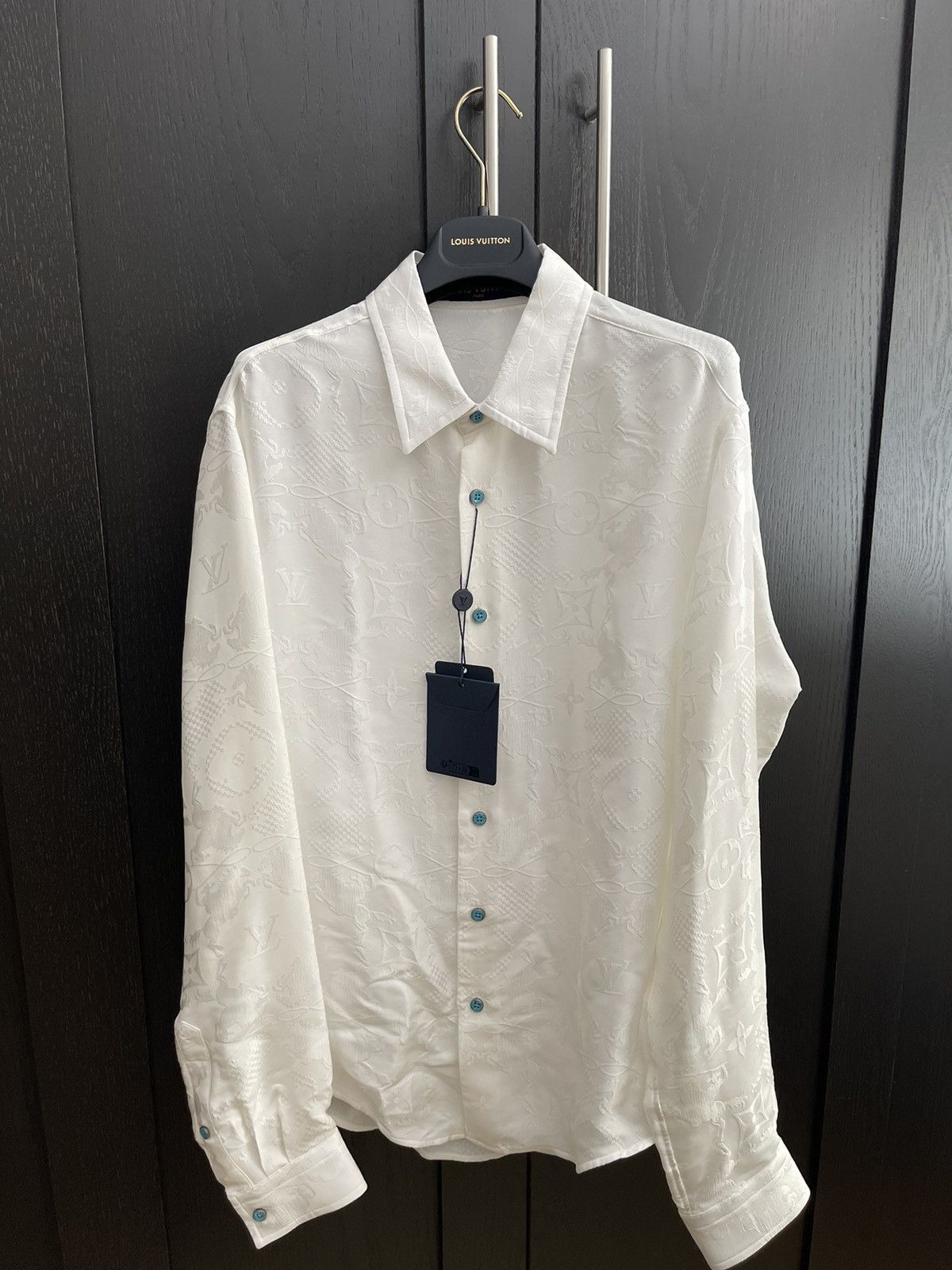 Louis Vuitton Louis Vuitton Silk Shirt Size US M / EU 48-50 / 2 - 2 Thumbnail