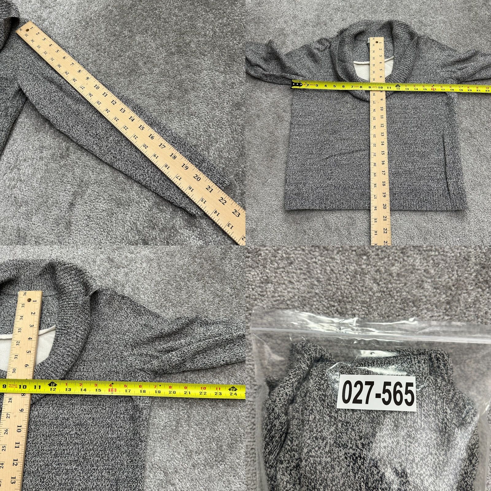 Vintage CHRISTOPHER & BANKS Cowl Neck Pullover Sweater Womens Petite Medium Gray Cotton Breathable Lightweight Casual Size M / US 6-8 / IT 42-44 - 8 Thumbnail