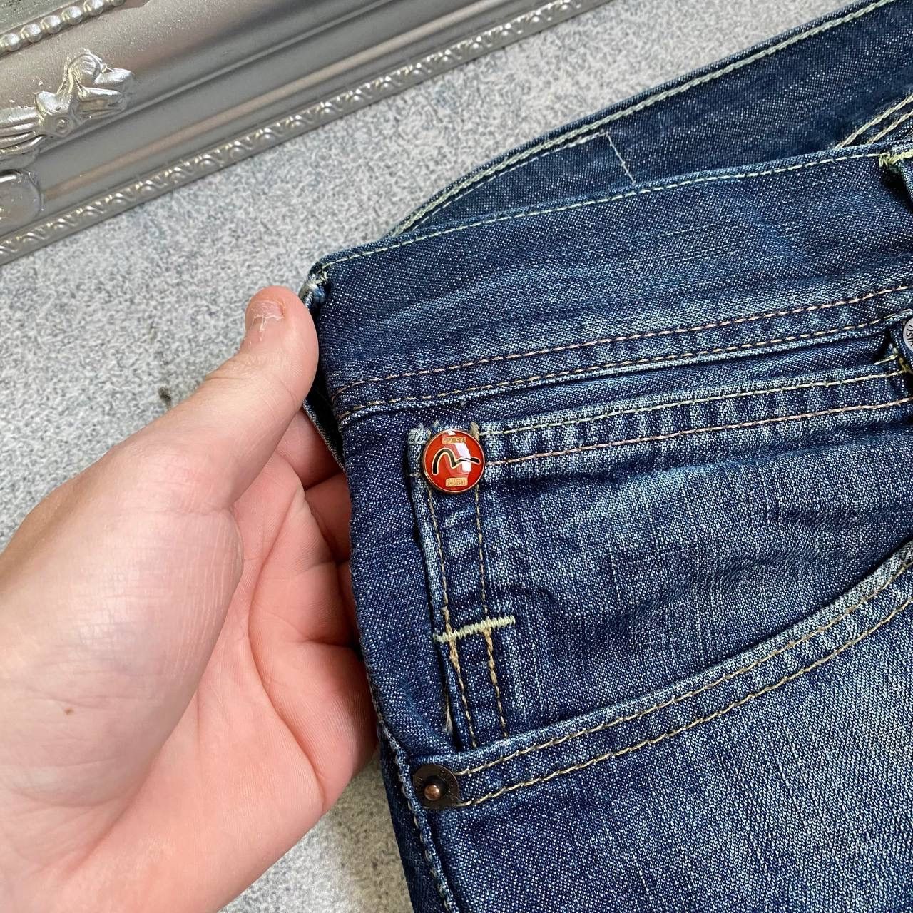 Evisu × Puma Vintage y2k Baggy Evisu Puma Jeans Faded Size US 32 / EU 48 - 6 Thumbnail