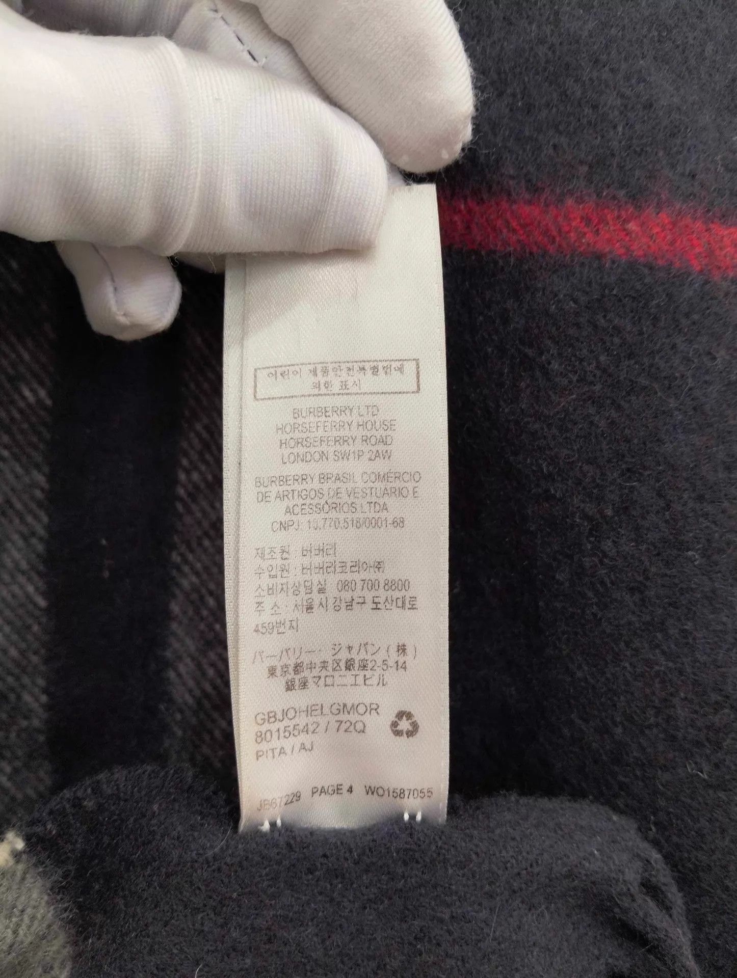 Burberry BURBERRY Classic Check Cashmere Scarf 95 New Size ONE SIZE - 6 Thumbnail