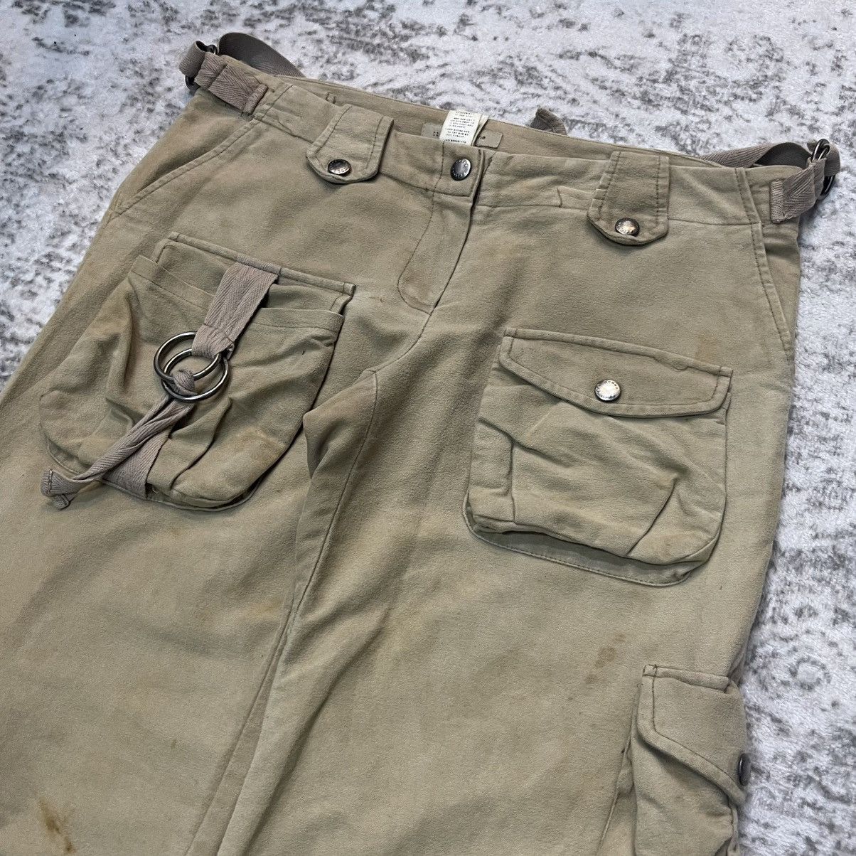GOA Codes Combines Japan 3D Multi Pocket Wide Leg Cargo Pants Size US 30 / EU 46 - 6 Thumbnail