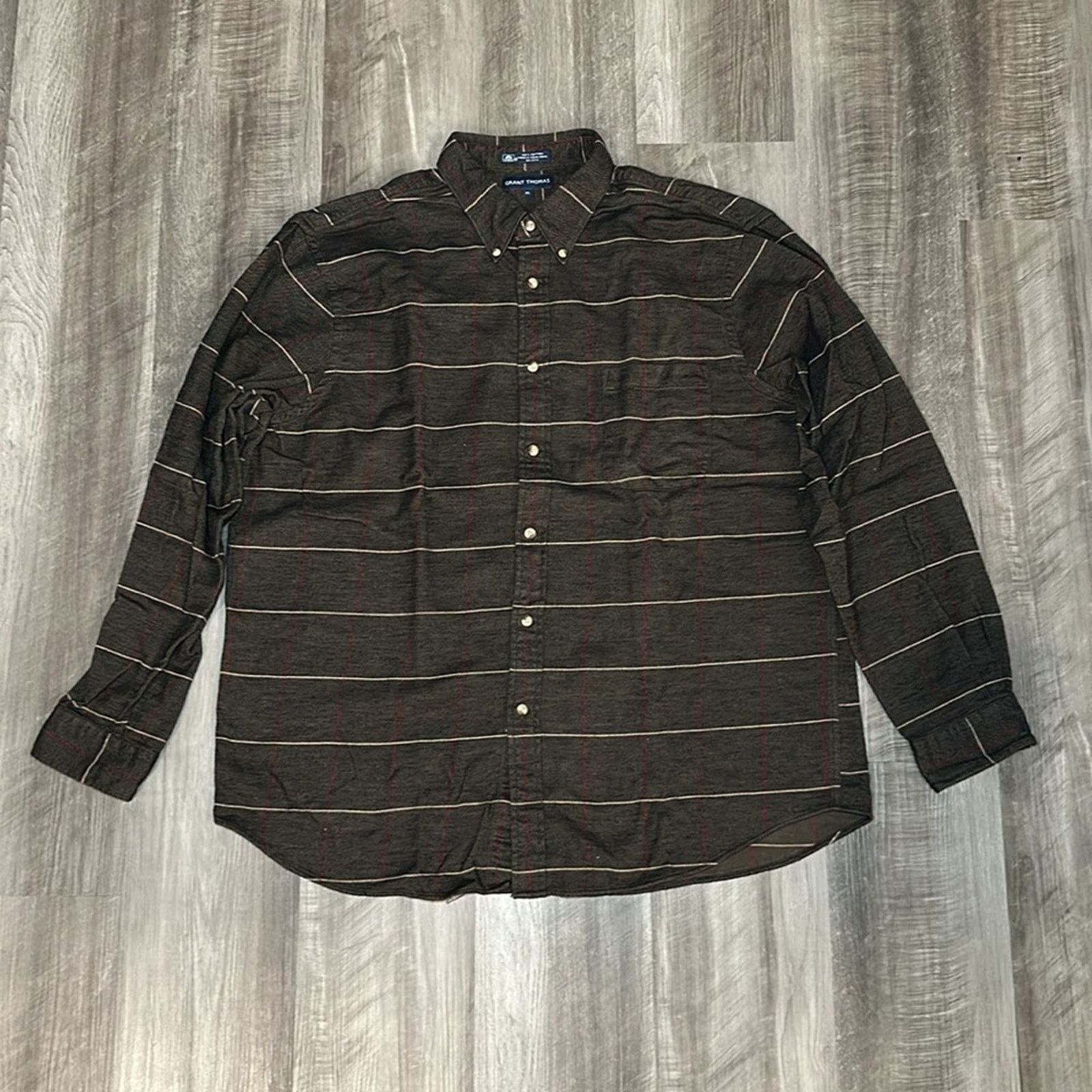 Grant Thomas Grant Thomas Flannel Long Sleeve Button Down - XL Size US XL / EU 56 / 4 - 2 Thumbnail