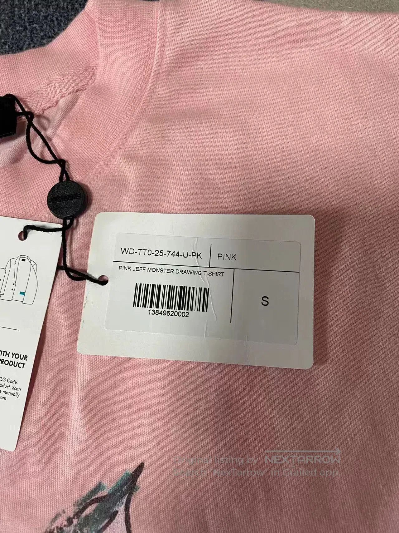 WE11DONE we11done pink short sleeve printed shirt. Size US S / EU 44-46 / 1 - 4 Thumbnail