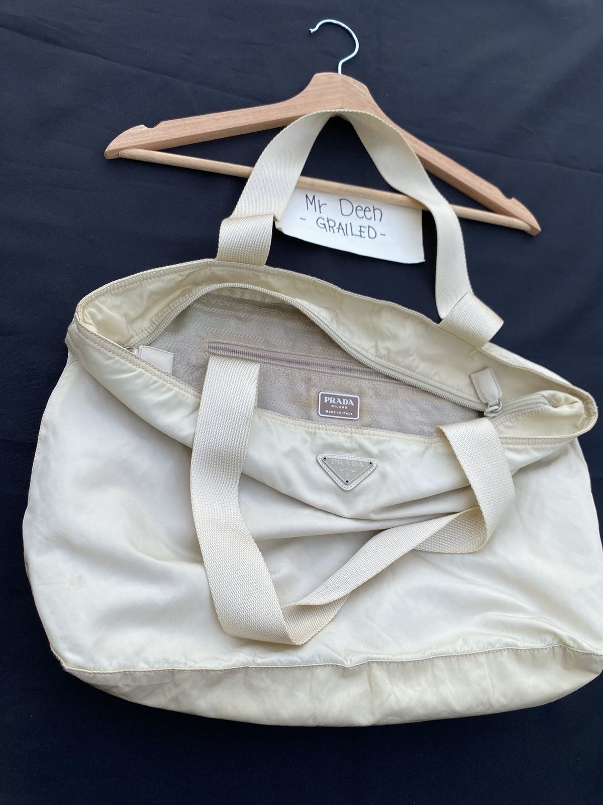 Prada Rare Vintage PRADA Nylon Tote Bag Size ONE SIZE - 11 Thumbnail