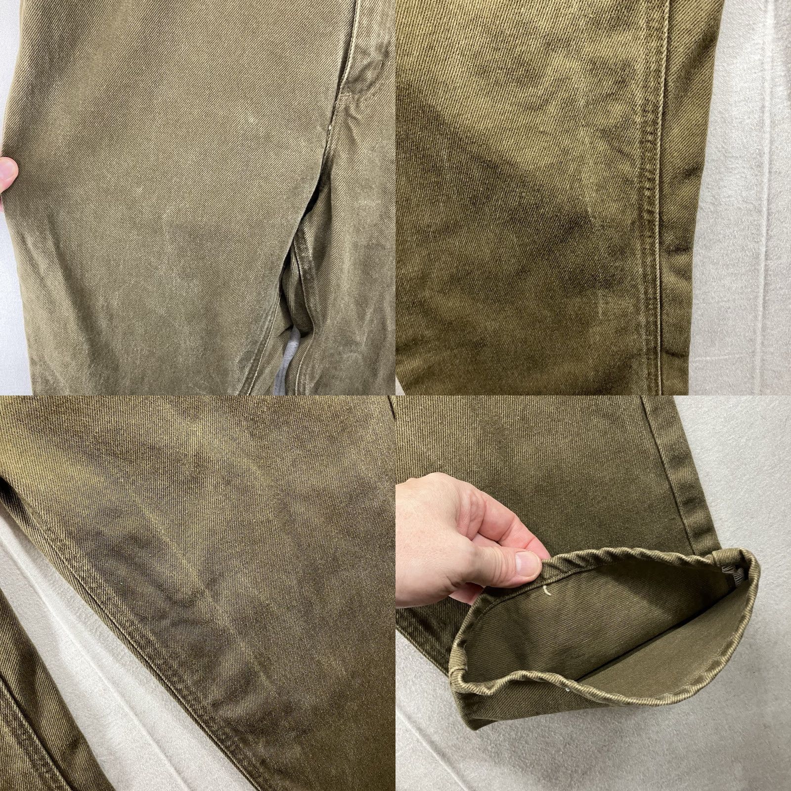 Carhartt VINTAGE Carhartt Pants Mens 40x30 Canvas Olive Workwear 5-Pocket Zipper Carpenter Straight Mens Junior? Size US 40 / EU 56 - 9 Thumbnail