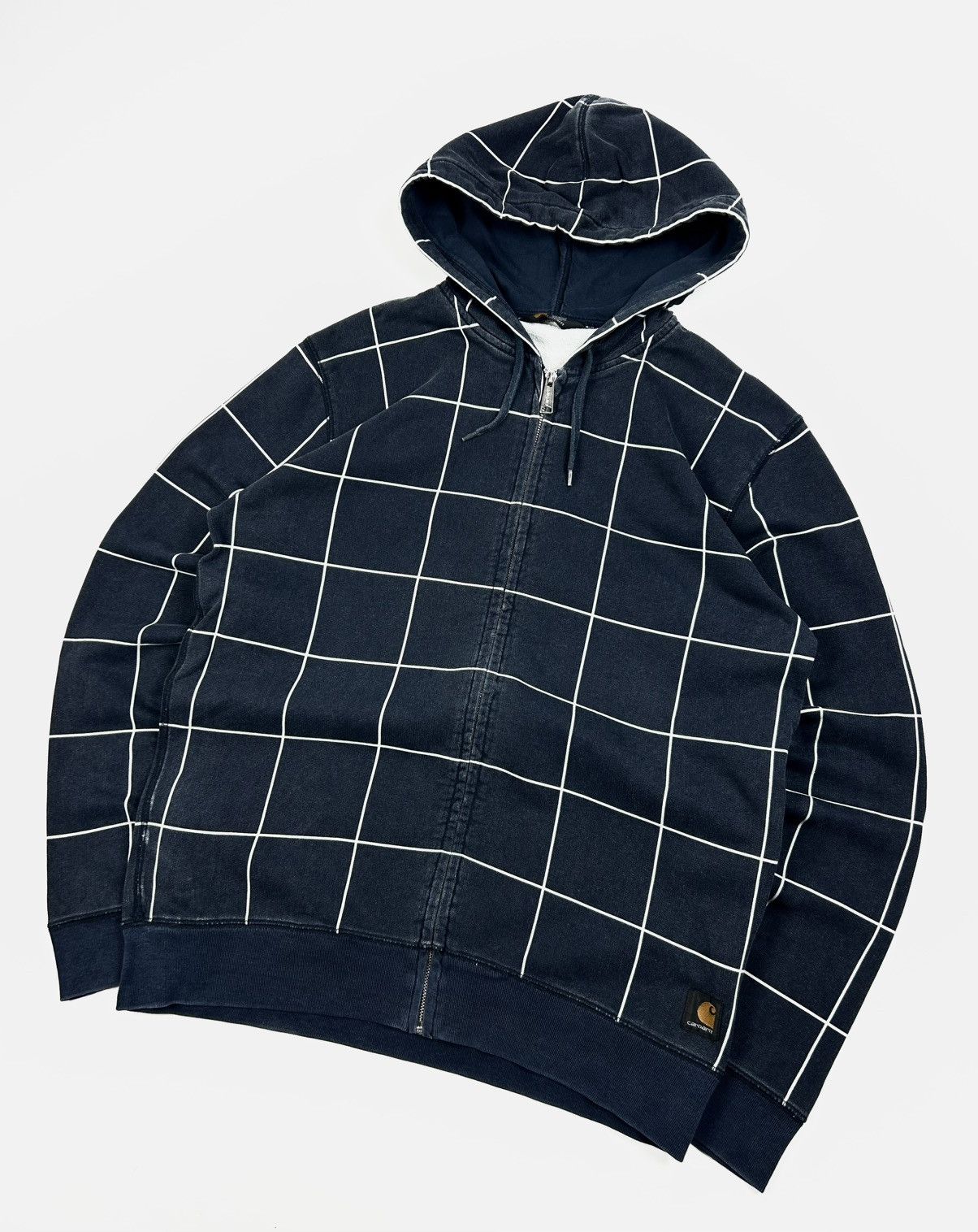 Carhartt Vintage Carhartt Hooded Fence Jacket Plaid Hoodie Y2K Size US L / EU 52-54 / 3 - 2 Thumbnail