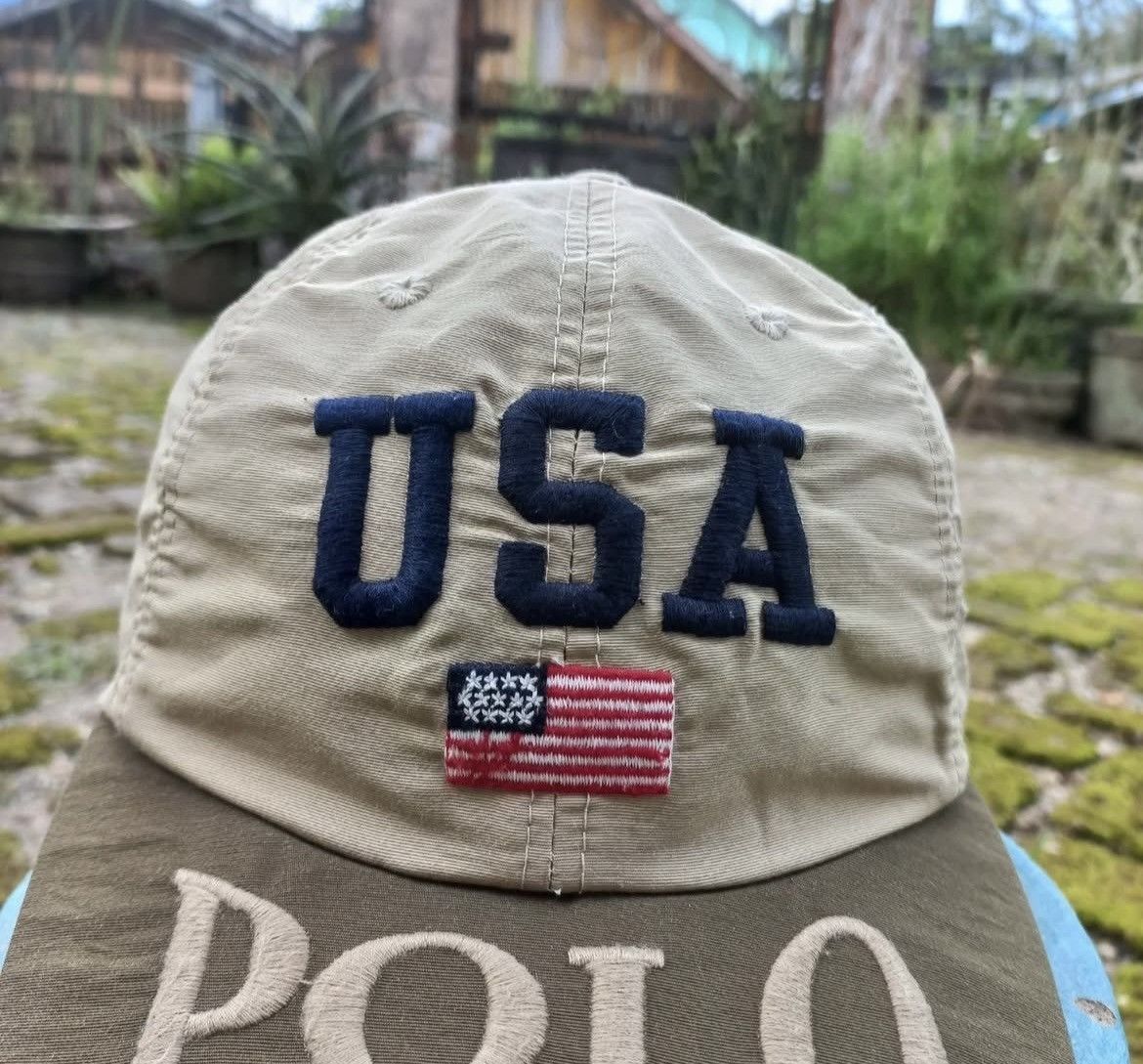 Polo Ralph Lauren Cap Polo Ralph Lauren Polo Sport USA Hat Vintage Size ONE SIZE - 2 Thumbnail