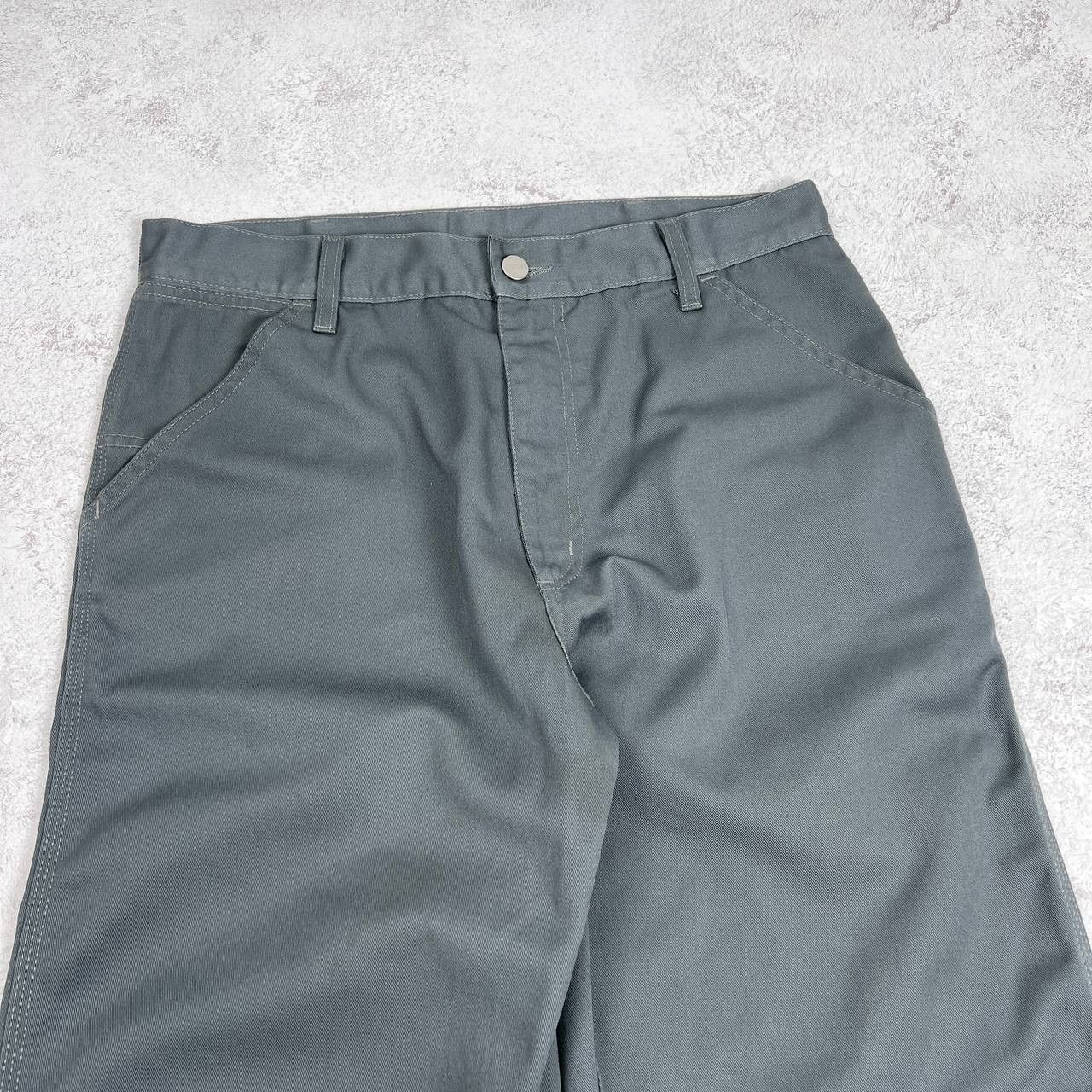 Carhartt Vintage Carhartt Charcoal Grey Carpenter Pants Workwear Size US 34 / EU 50 - 2 Thumbnail
