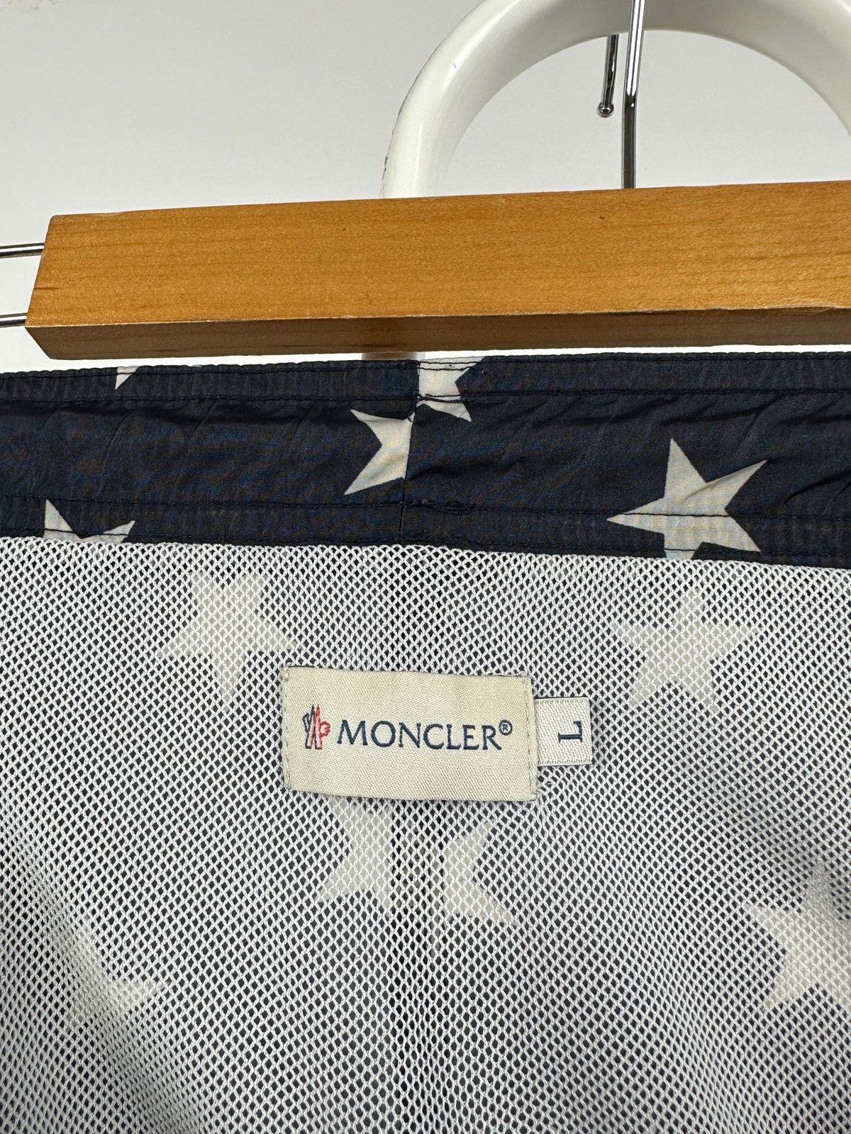 Moncler Moncler Boxer Mare Star Print Navy Blue Swimming Shorts Size US 36 / EU 52 - 18 Thumbnail