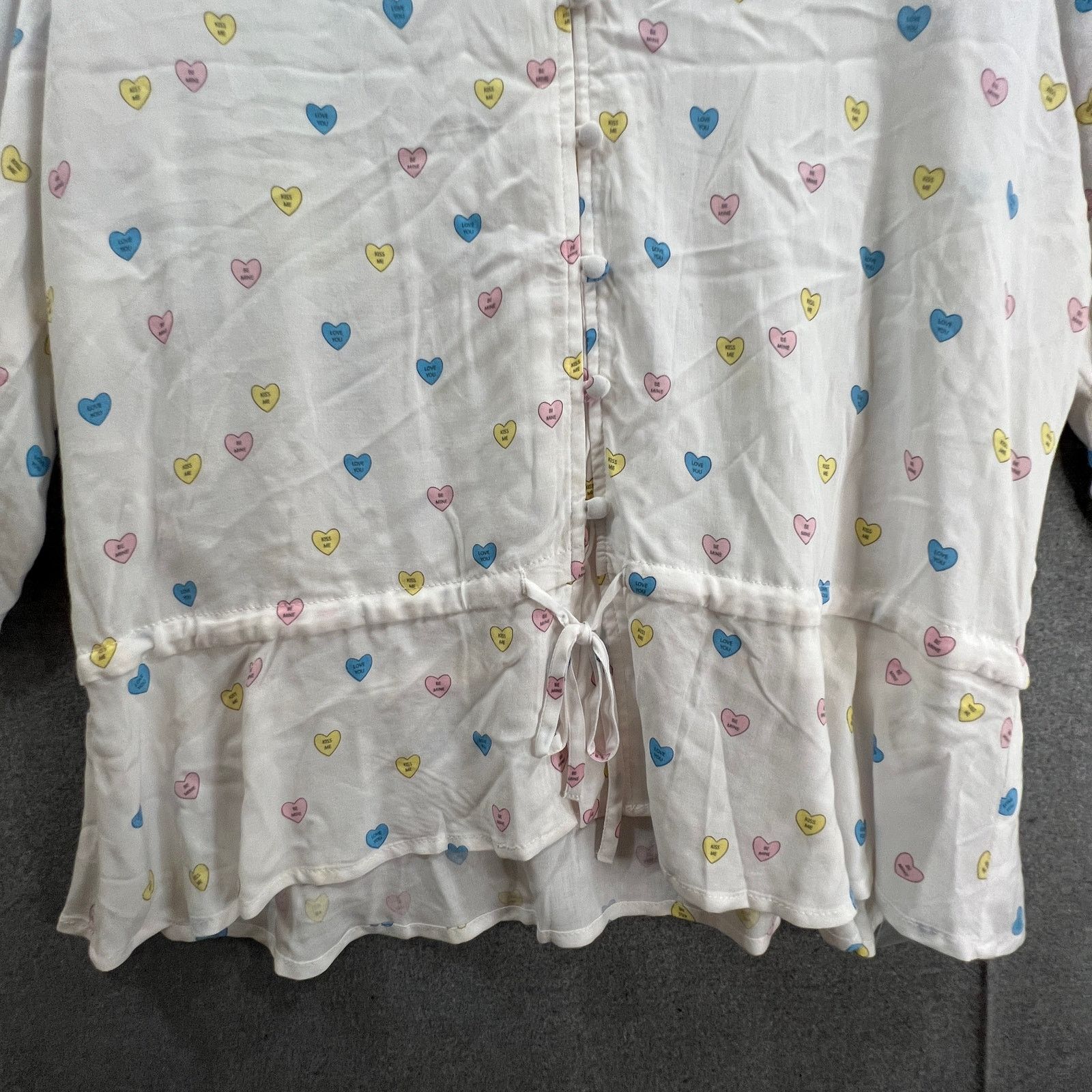 Other Velvet Heart Shirt Women Size L White Size L / US 10 / IT 46 - 4 Thumbnail