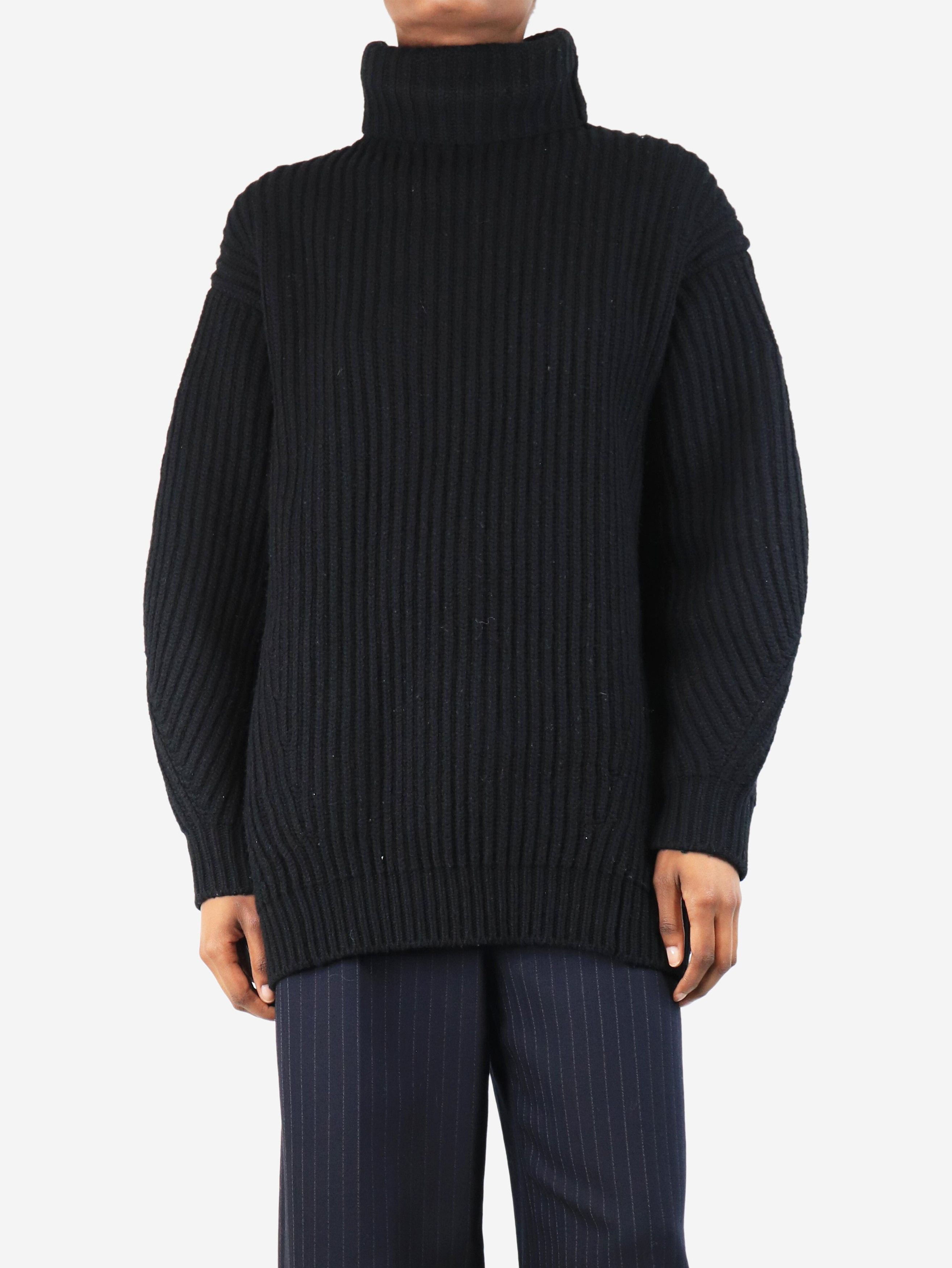 Acne Studios Black chunky knit jumper - XS Size XS / US 0-2 / IT 36-38 - 1 Thumbnail