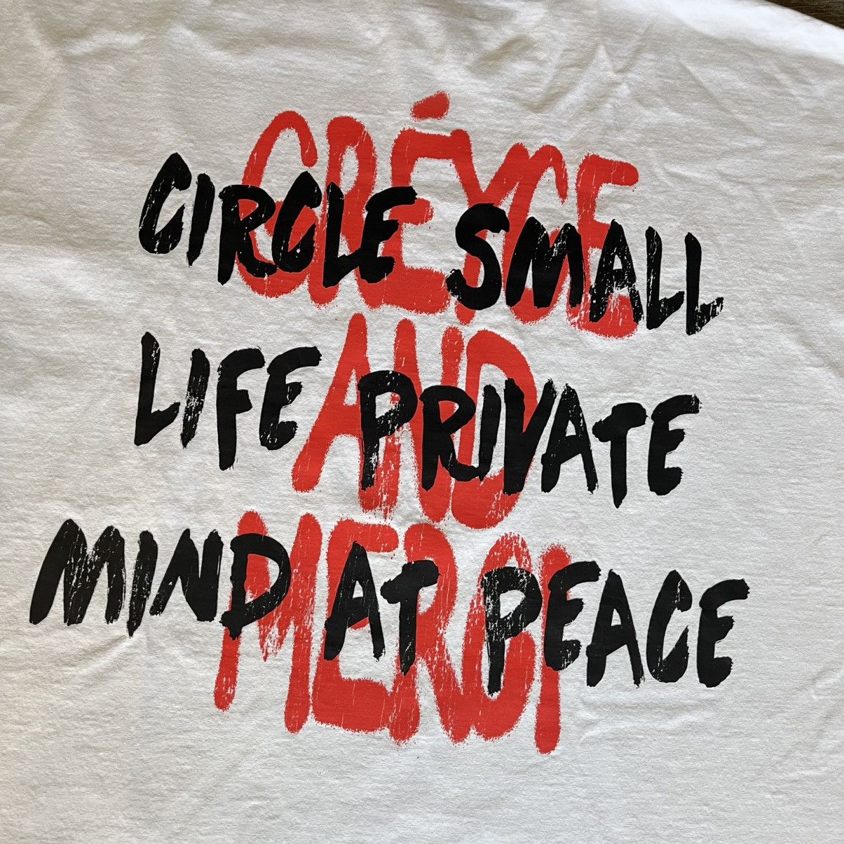 Other GRÈYCE AND MERCI CIRCLE SMALL LIFE PRIVATE MIND AT PEACE TEE Size US L / EU 52-54 / 3 - 5 Thumbnail