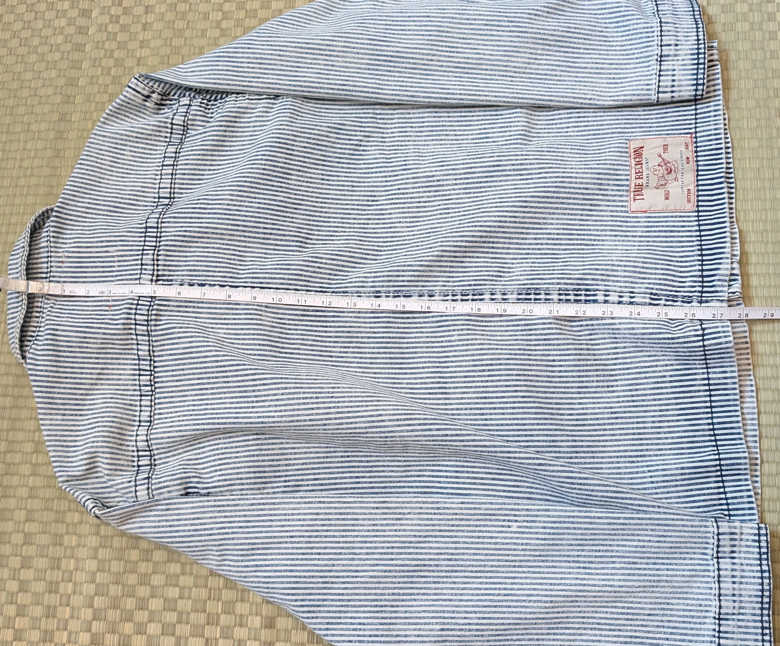 True Religion NWT True Religion Hickory Big T Striped Shacket Size US S / EU 44-46 / 1 - 8 Thumbnail
