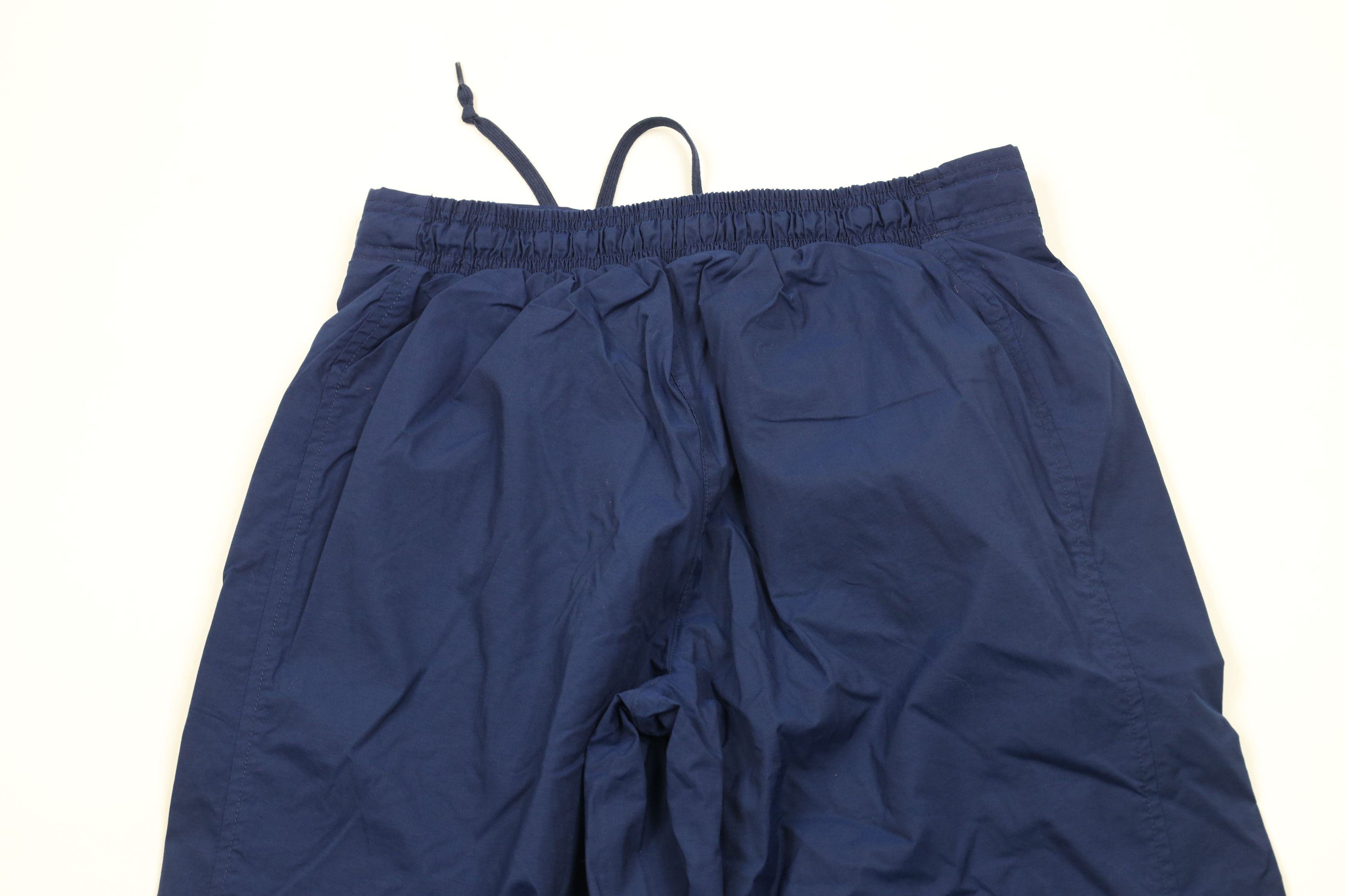 Adidas × Vintage Vintage Y2K 2000 Adidas Lined Flared Wide Leg Pants Blue Size 27" / US 4 / IT 40 - 9 Thumbnail
